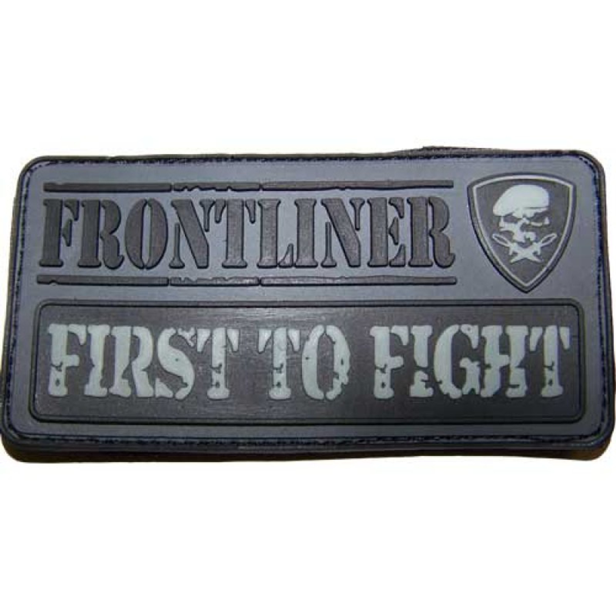 Frontliner - First to Fight - Grey - Marole Patch