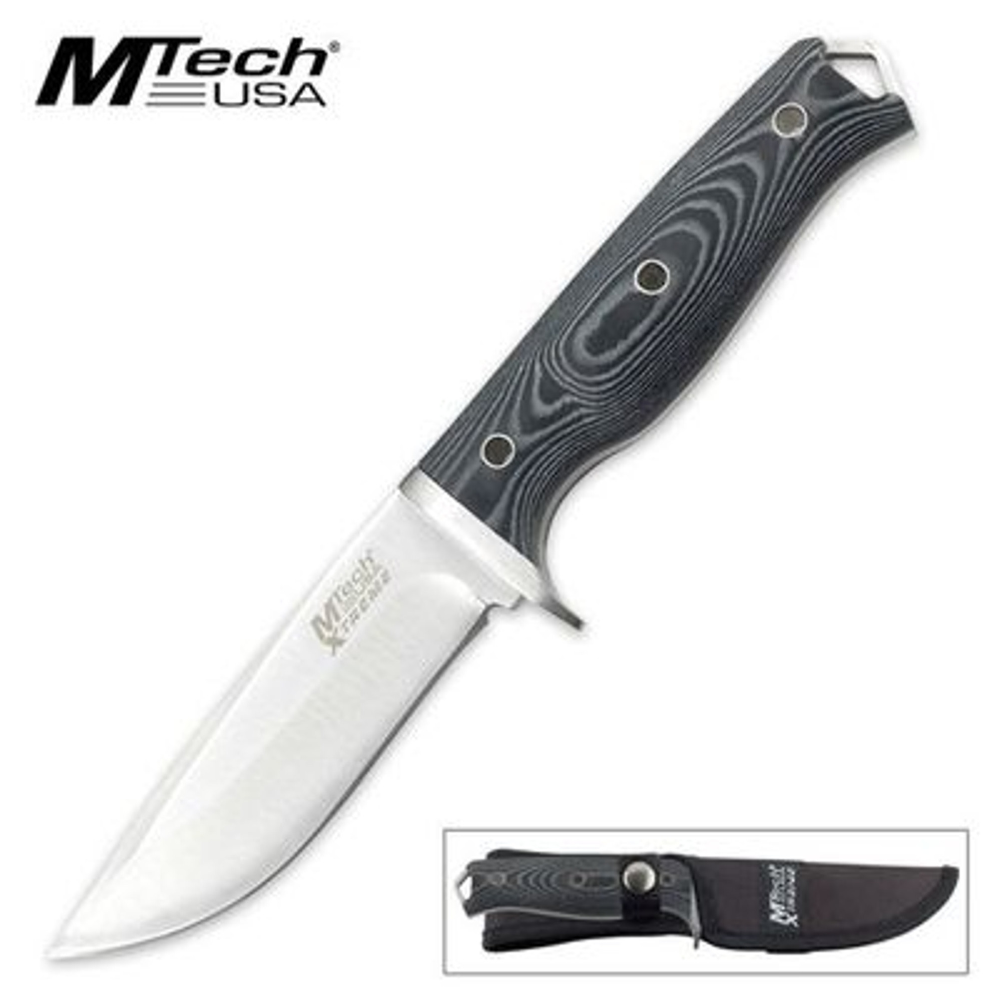 MTech Xtreme 8.5-Inch Fixed Blade Knife With Micarta Handle