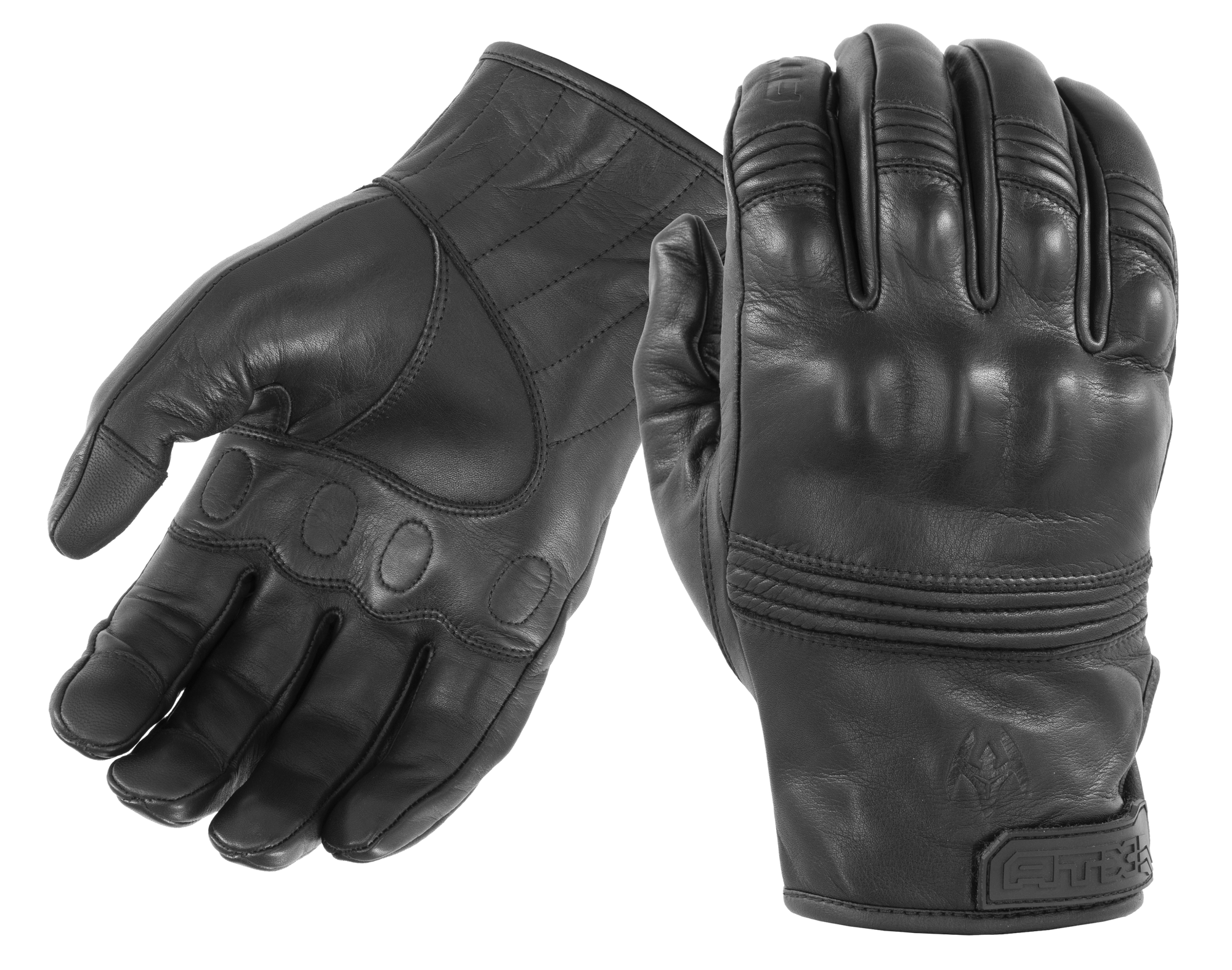 All-leather Gloves With Knuckle Armor - KRDM-ATX96SM