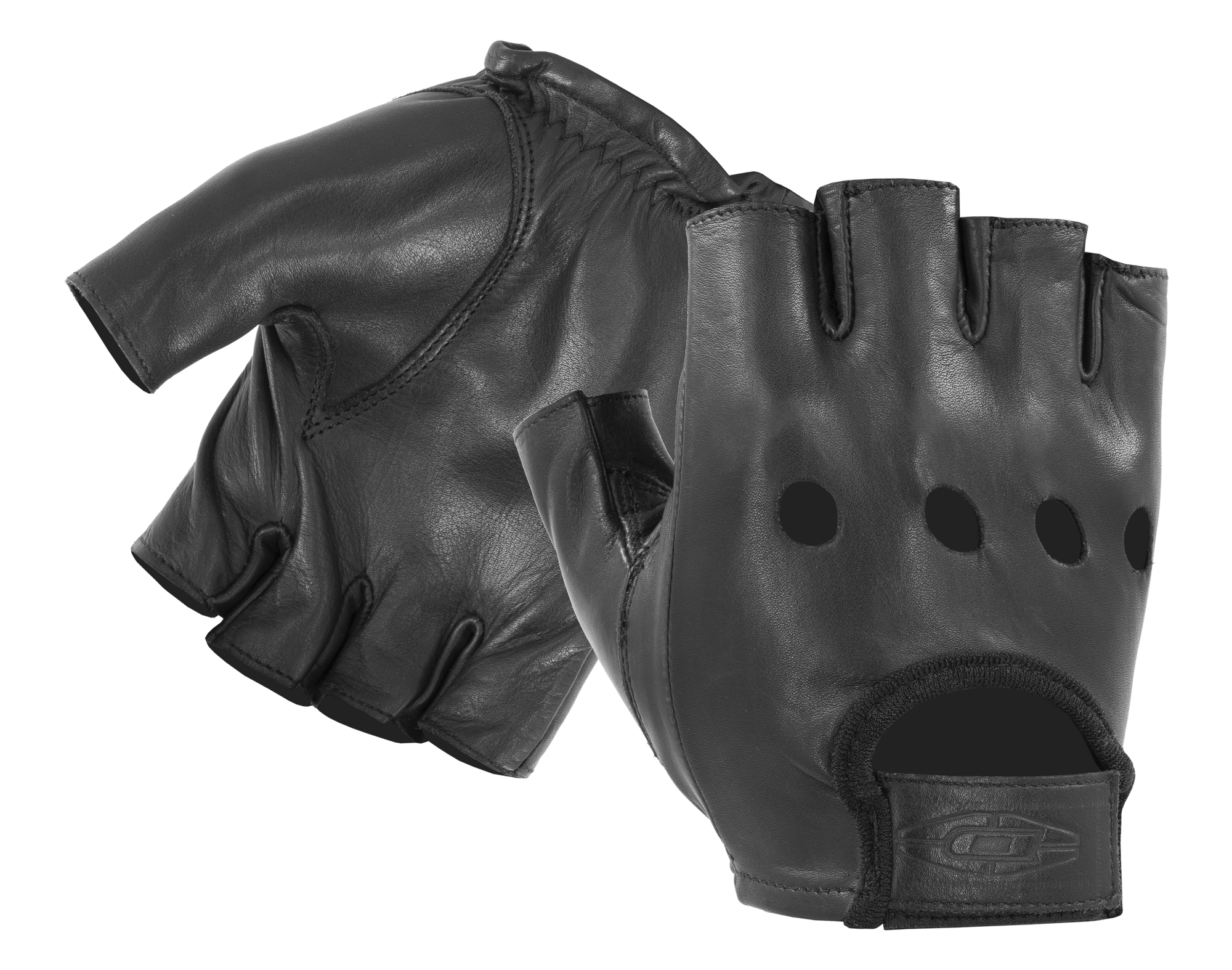 Half-finger Leather Driving Gloves - KRDM-D22SMED