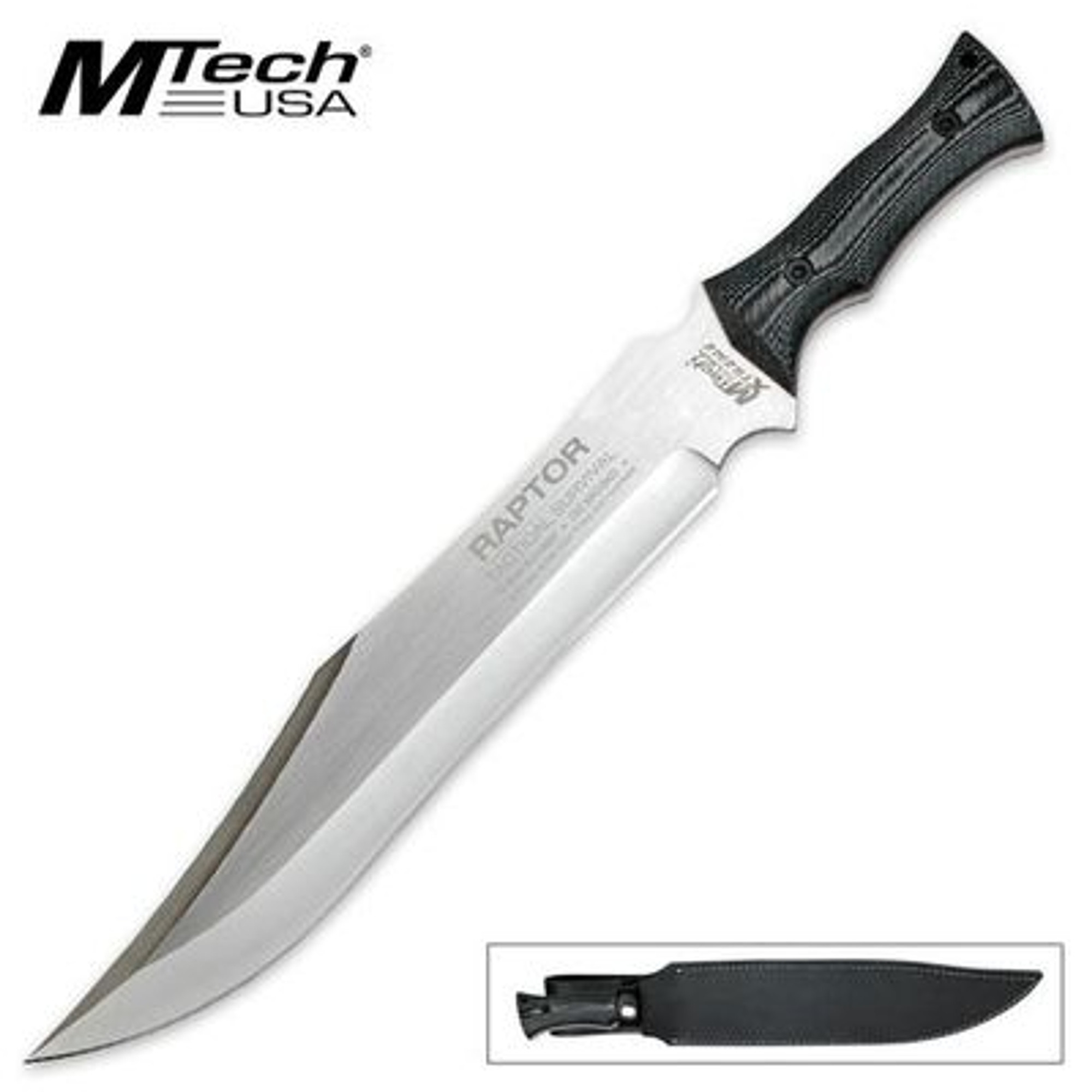 MTech Xtreme 18-Inch Fixed Blade Raptor Survival Knife