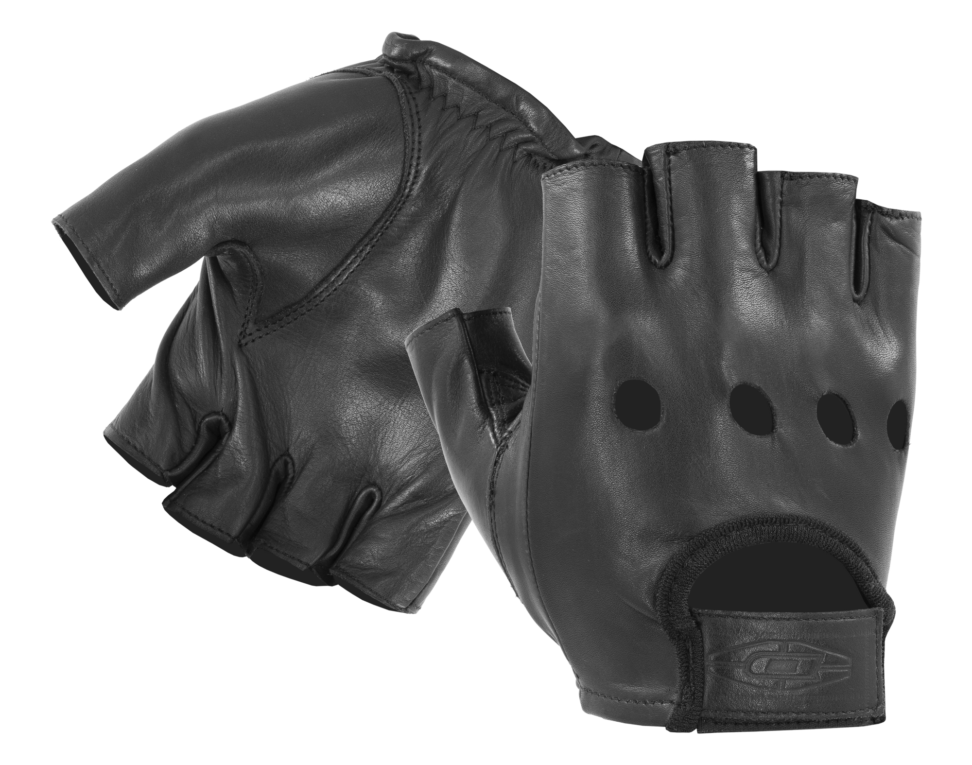 Half-finger Leather Driving Gloves - KRDM-D22SXLG