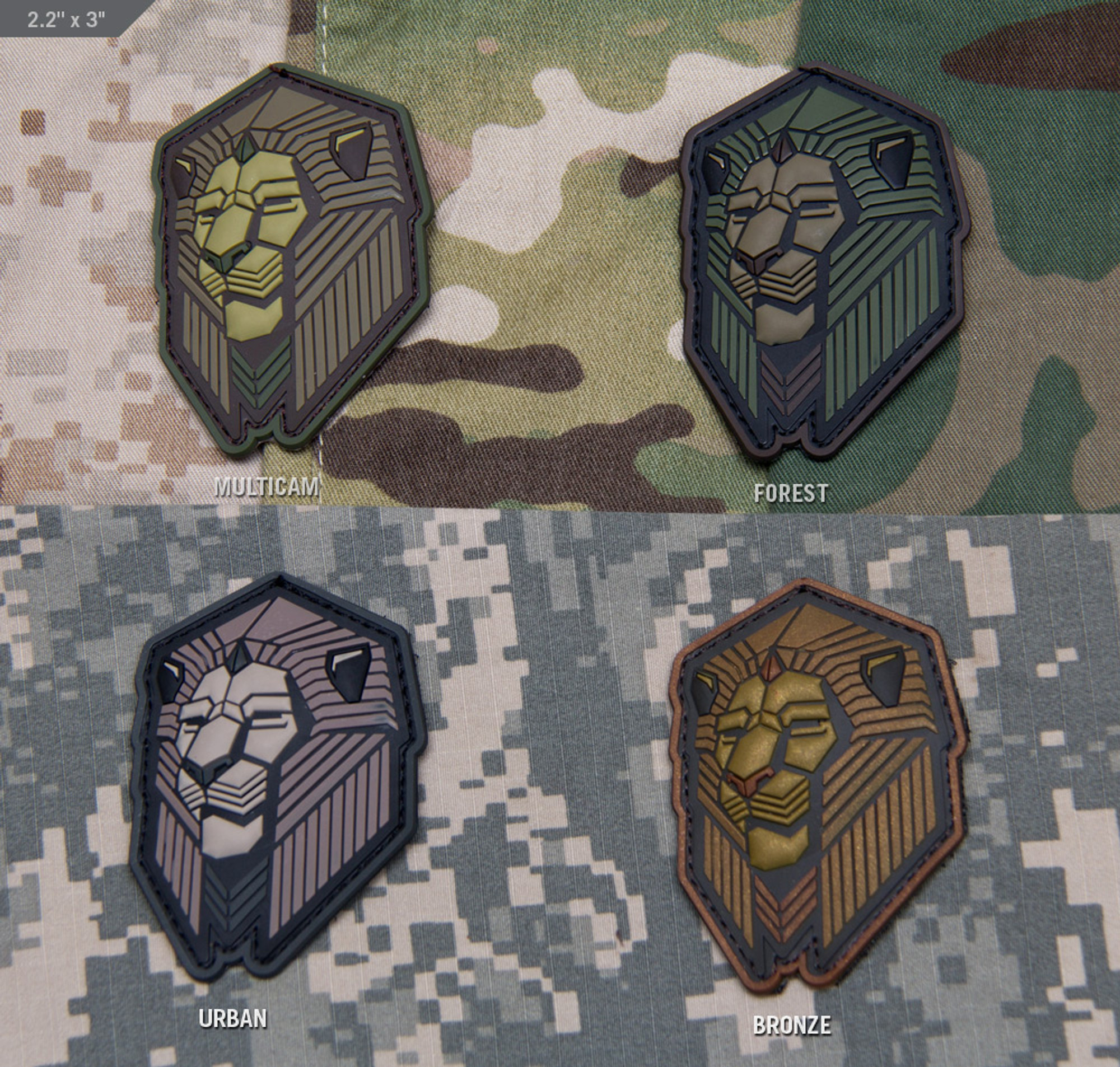 Industrial Lion PVC - Morale Patch