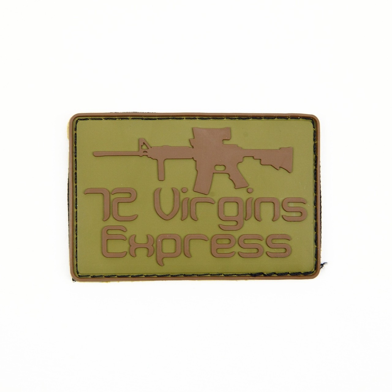 72 Virgins Express - Tan - Morale Patch