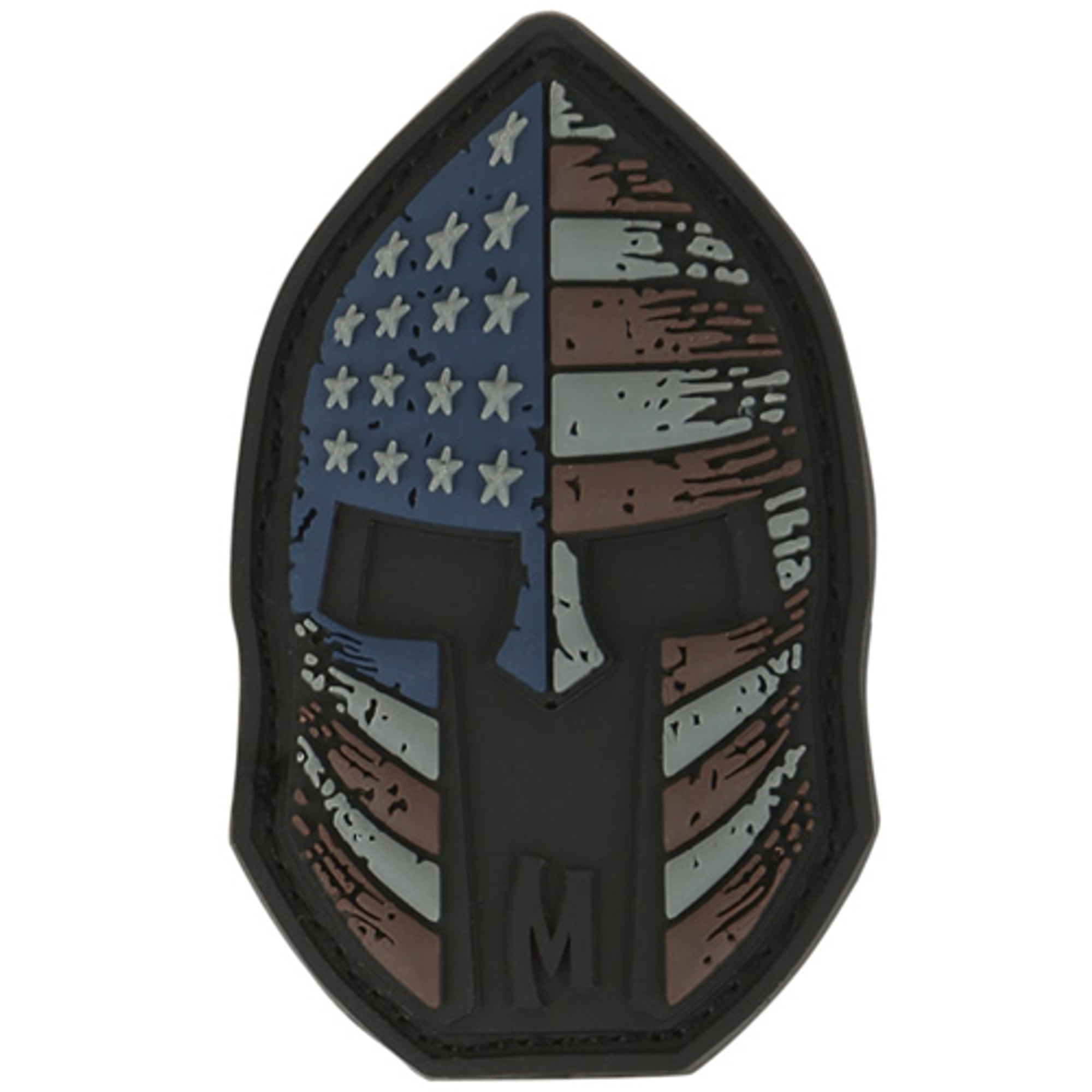 Stars And Stripes Spartan Helmet Morale Patch - KRMXP-PVCPATCH-SPRTX