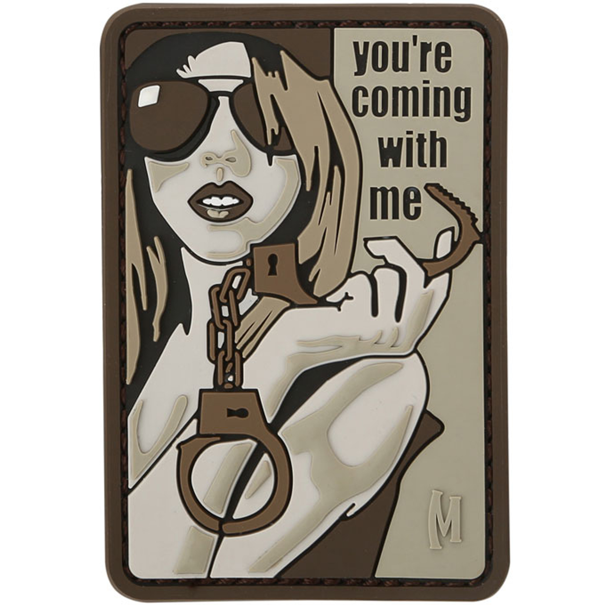 You're Coming With Me PVC - Morale Patch - Arid