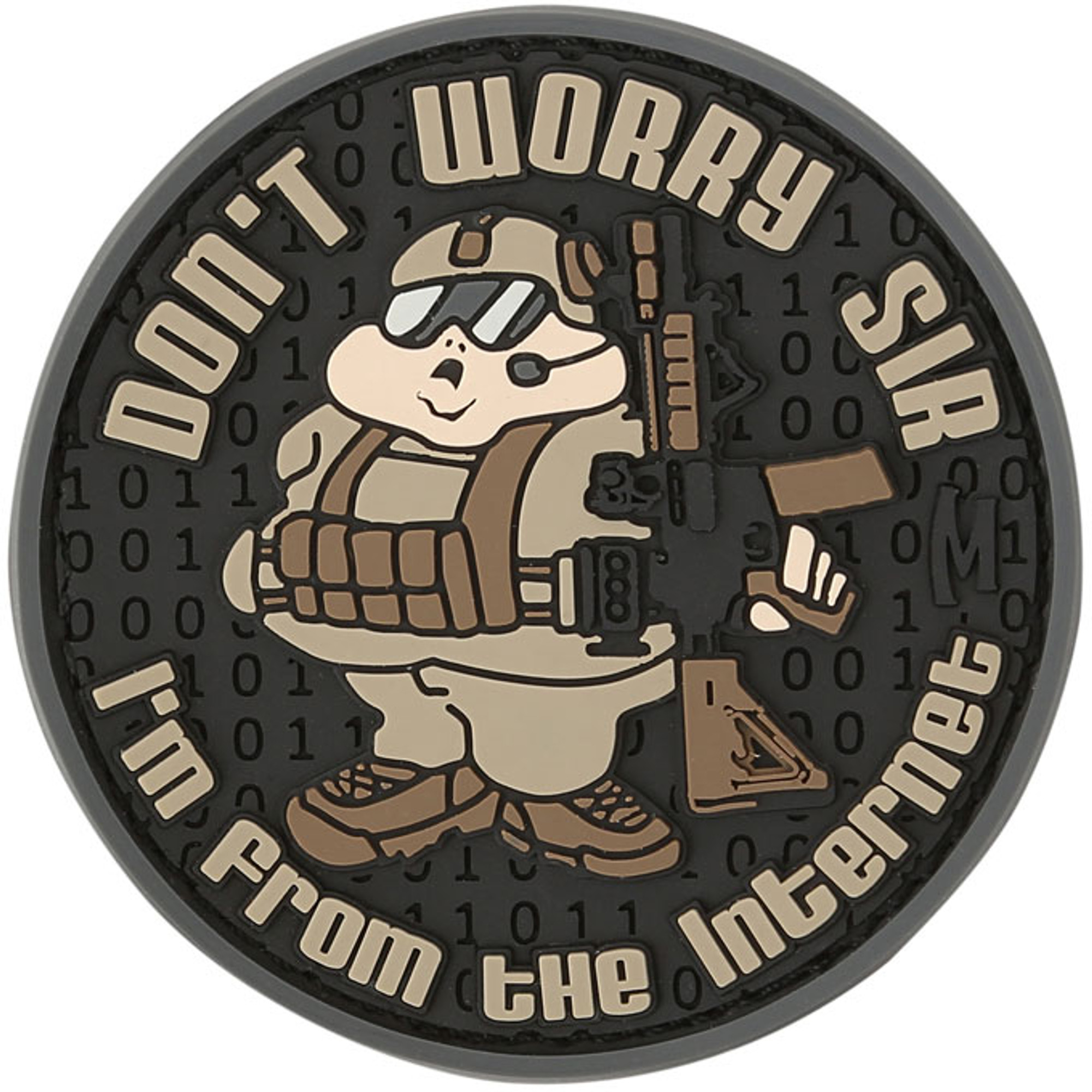 Don't Worry Sir PVC - Morale Patch - Arid