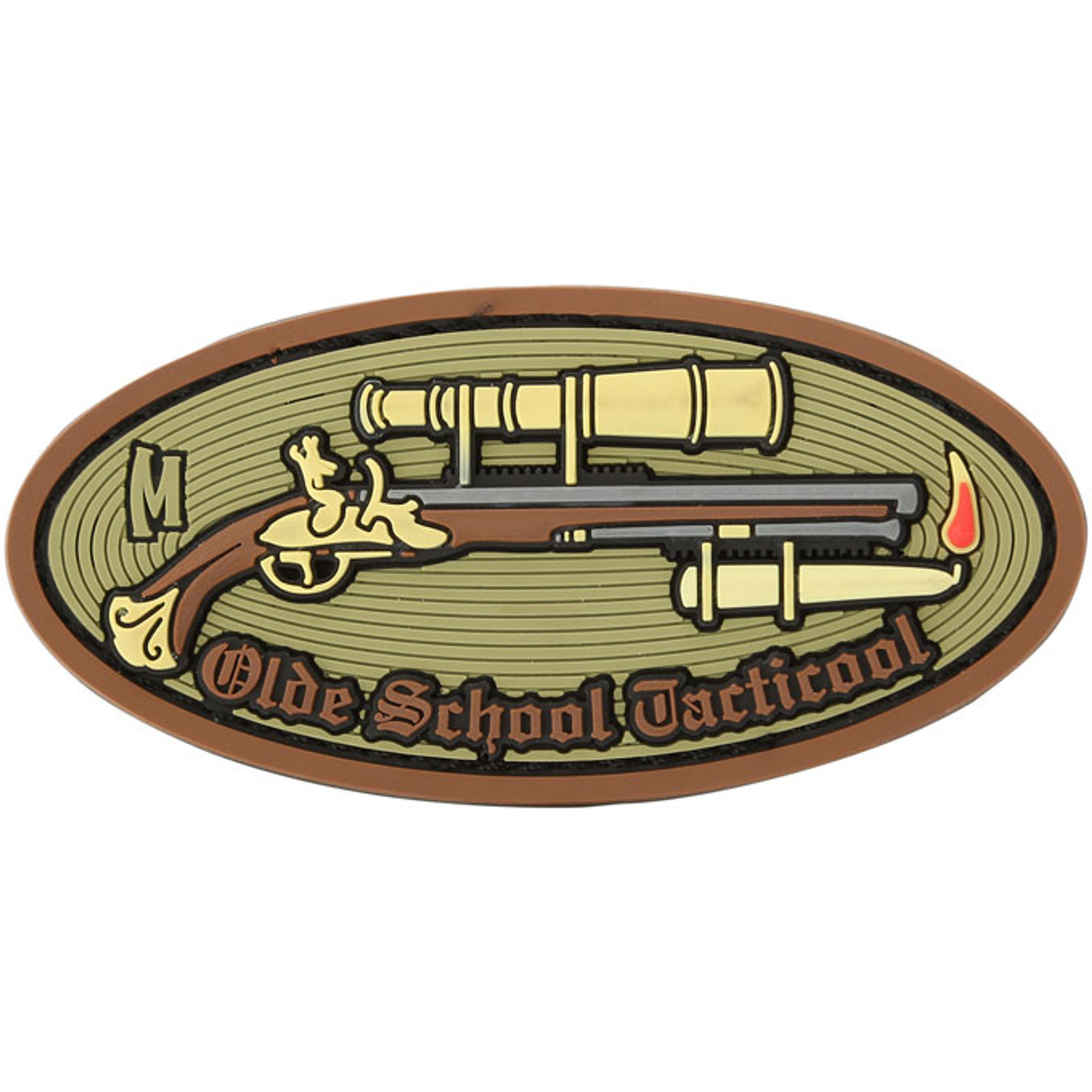 Olde School Tacticool PVC - Morale Patch - Arid