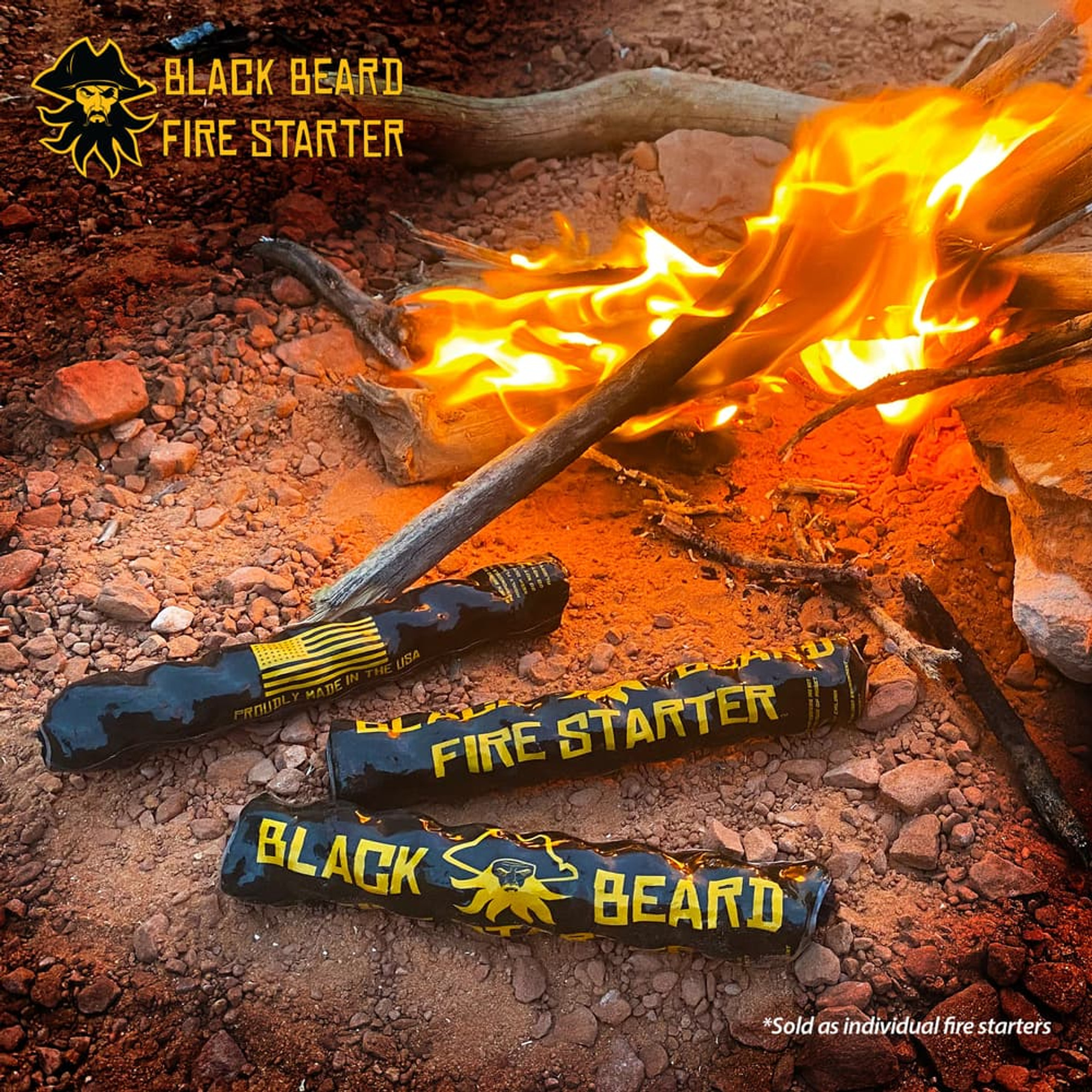 One Black Beard Fire Starter 