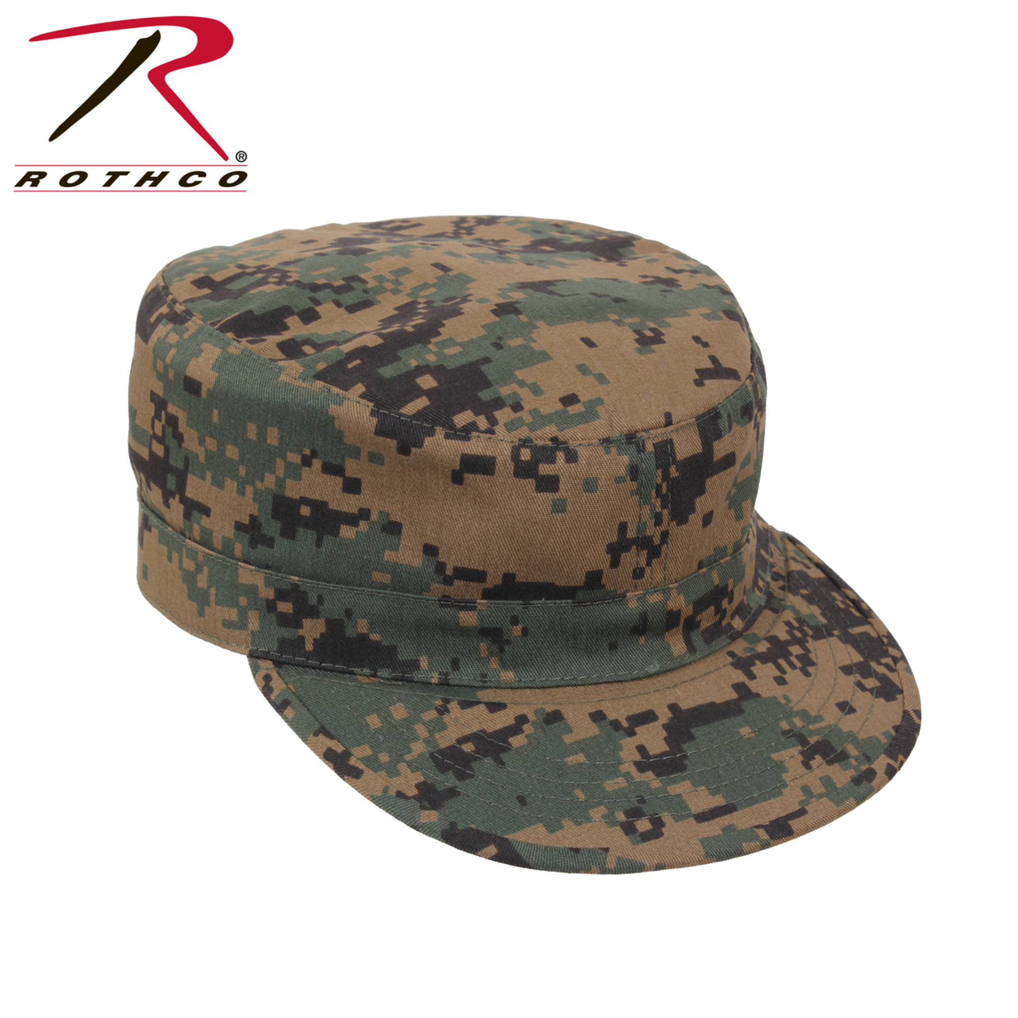 Rothco Adjustable Camo Fatigue Cap - Woodland Digital Camo