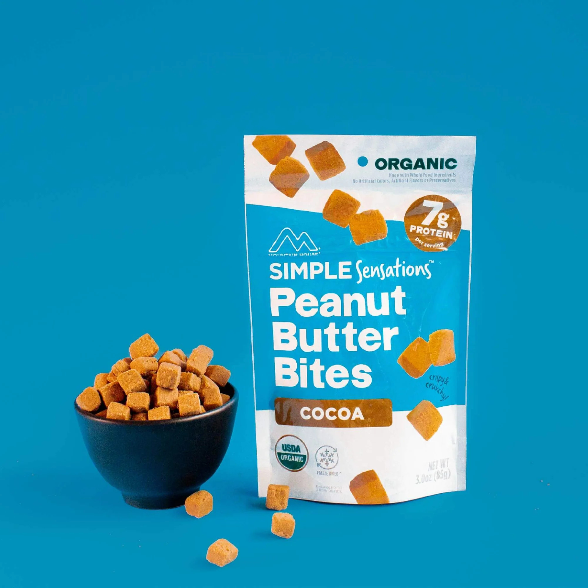 Mountain House Simple Sensations Freeze Dried Peanut Butter Bites