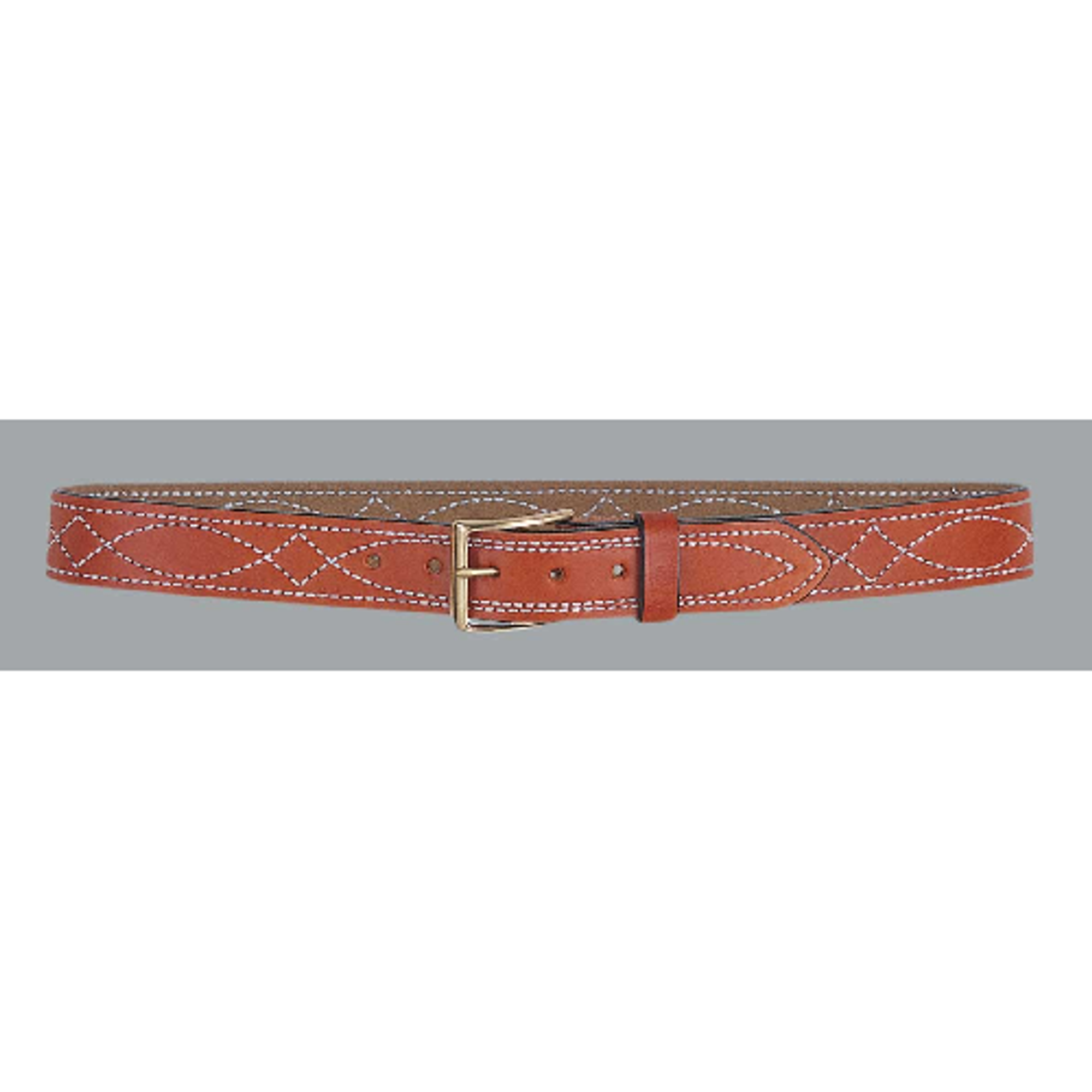 1.5 Fancy Stitch Lined Belt