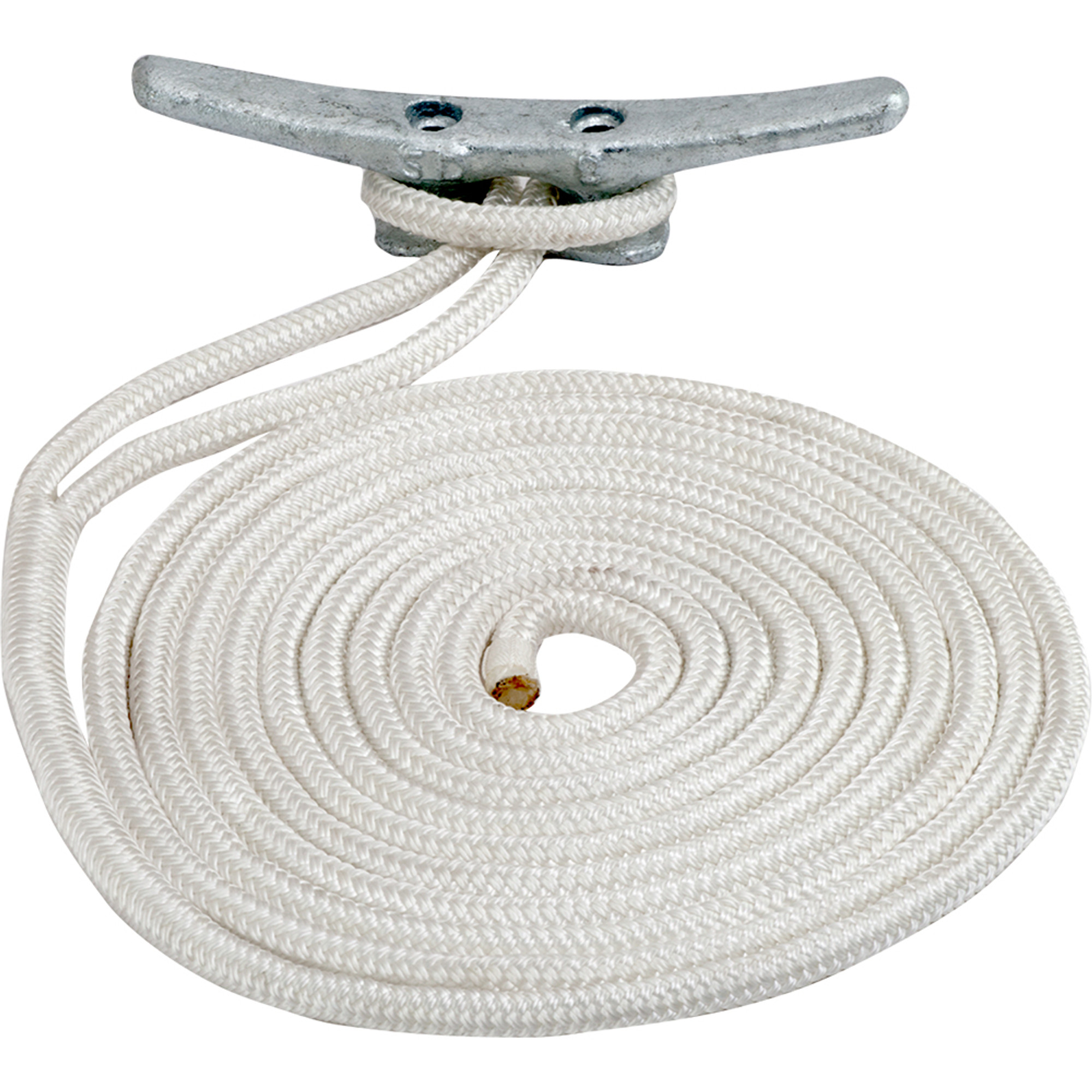 Sea-Dog Double Braided Nylon Dock Line - 5/8" x 25' - White