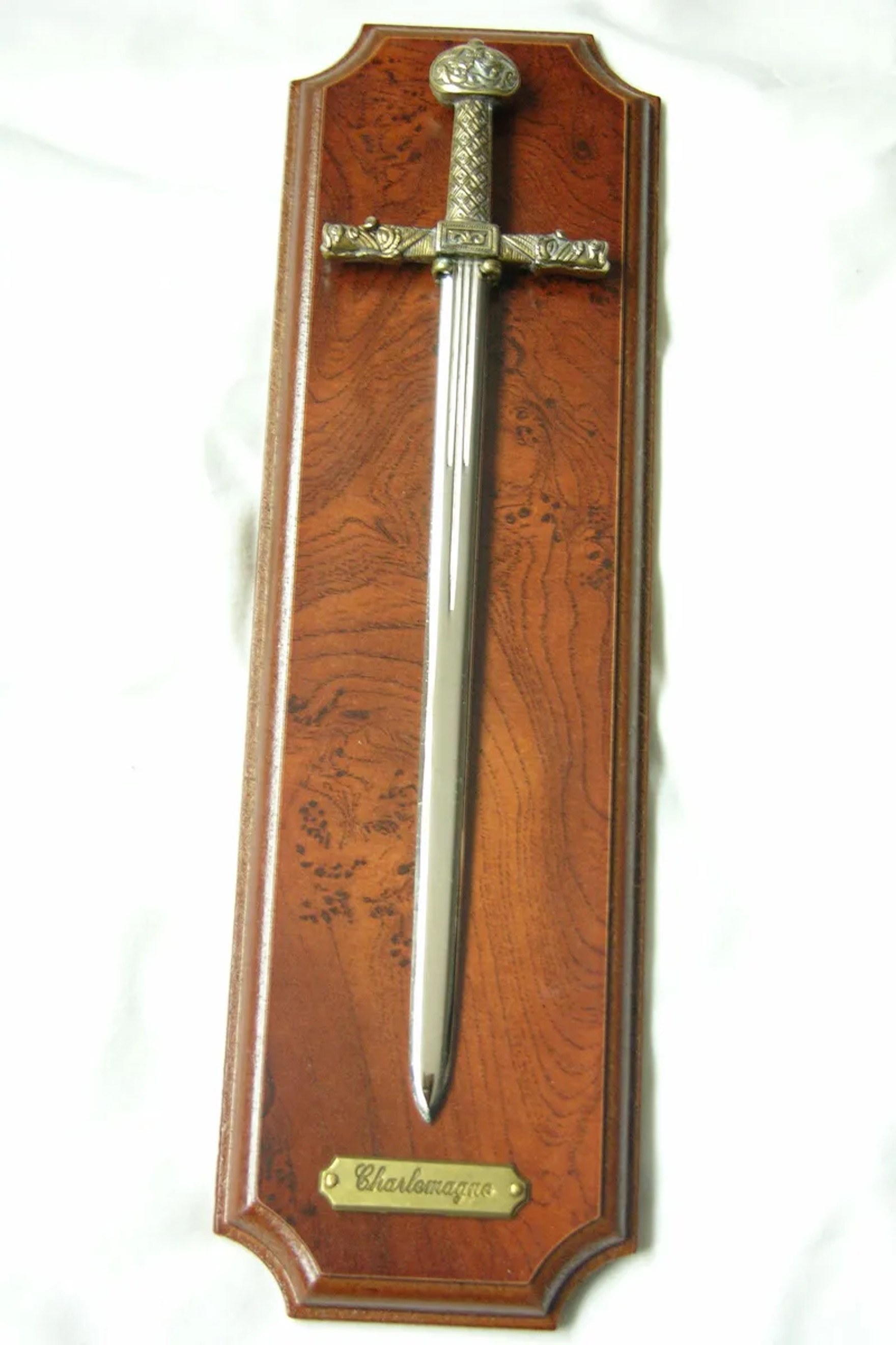 Denix Letter Opener Charlemagne Replica w/Plaque