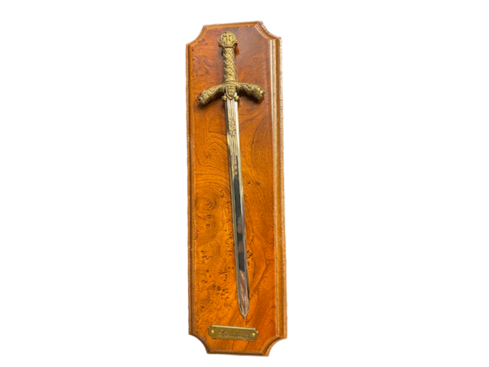 Denix Lionheart Letter Opener w/Display Plaque