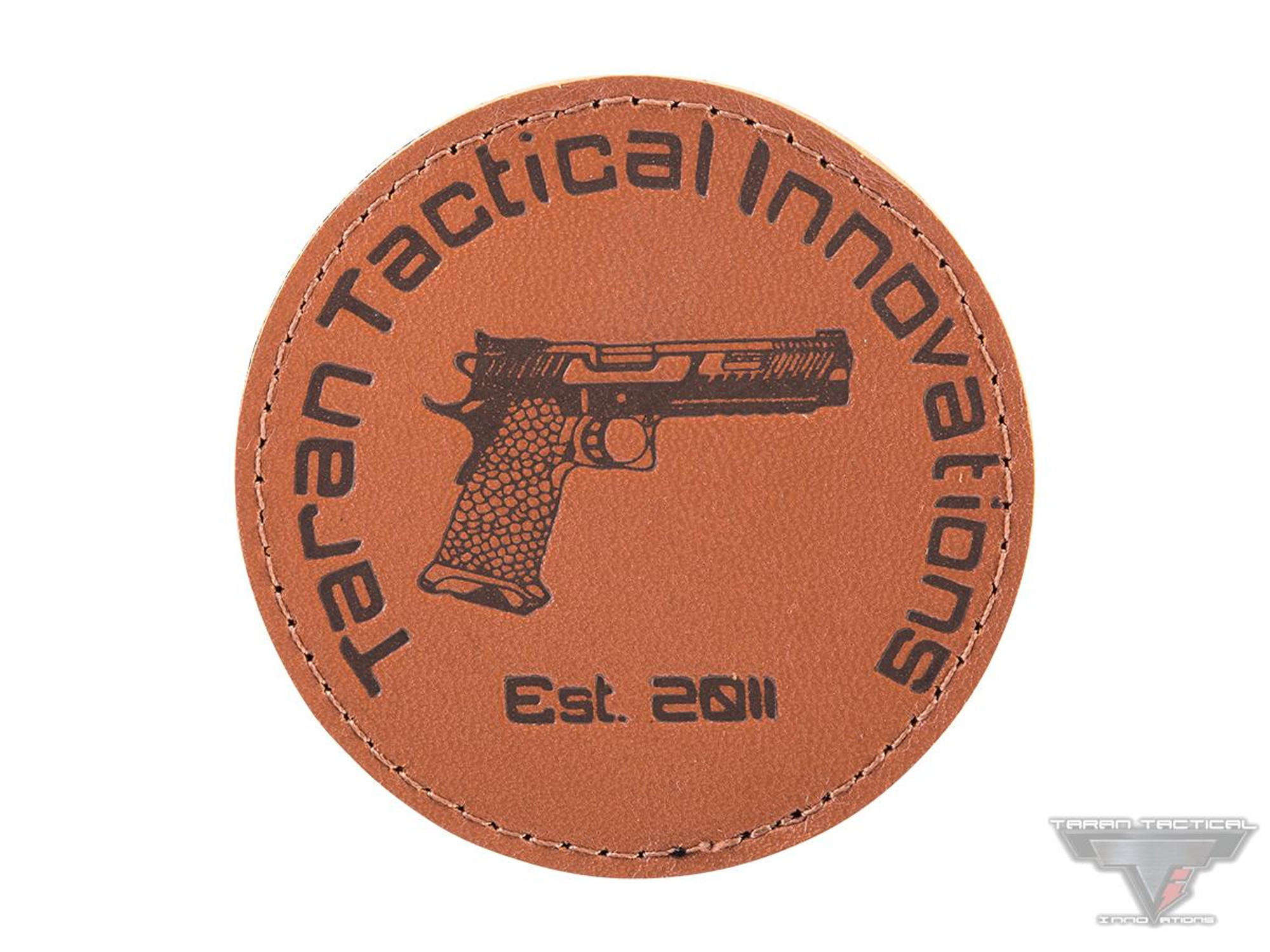 Taran Tactical Innovations Hook & Loop Leather Morale Patch