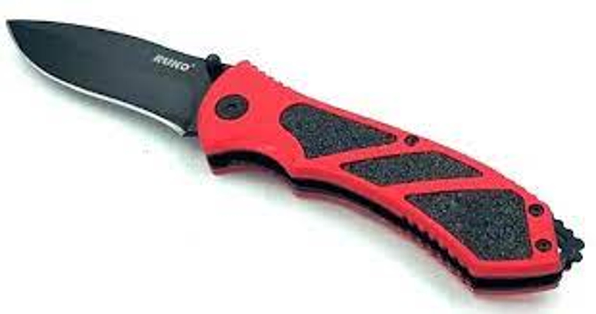 RUKO RUK0061PL, 440A, 3-1/4" Folding Blade Knife, Red Handle, boxed