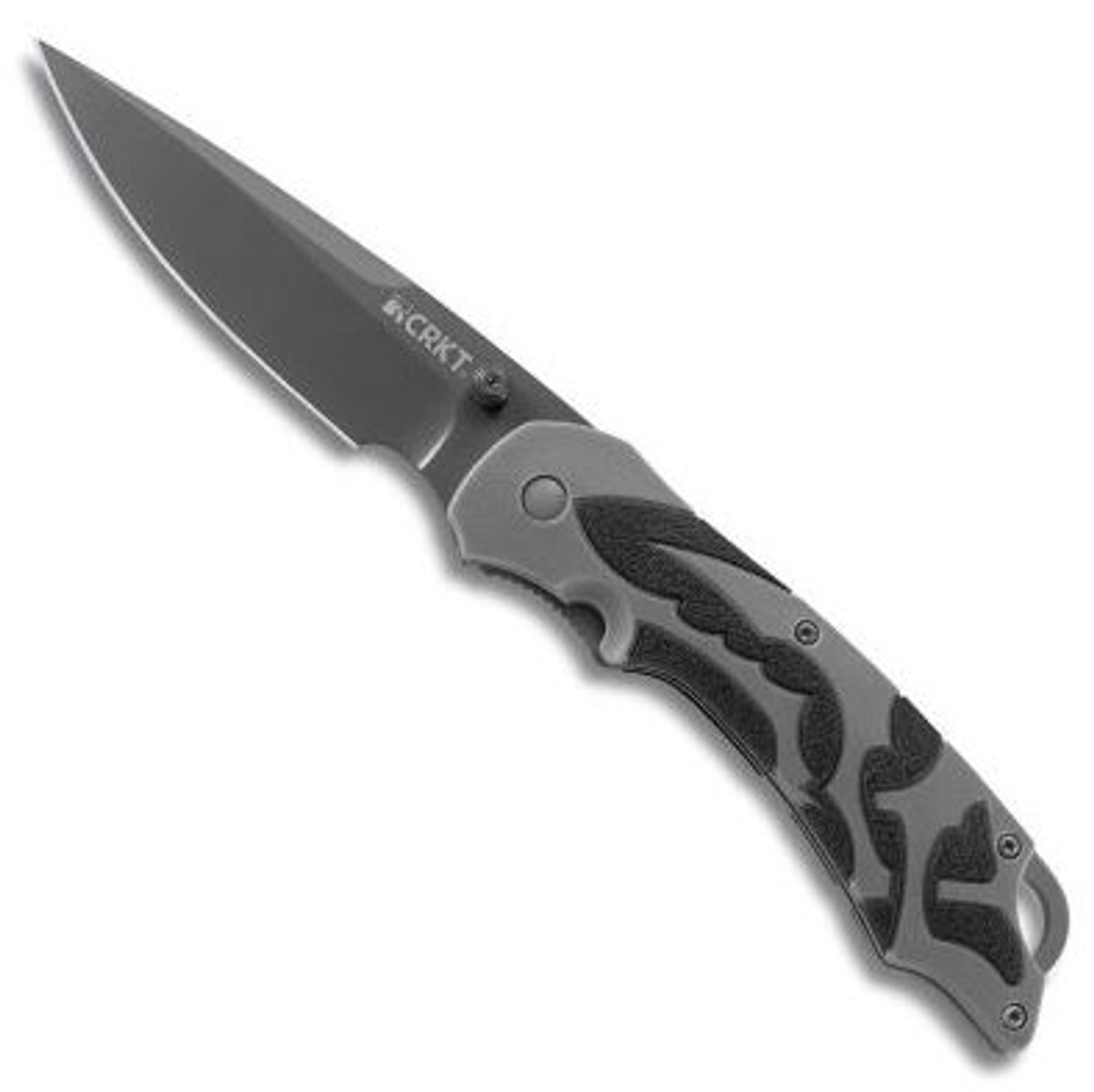 CRKT Moxie Folding Knife Assisted Opening Grey/Black Handle