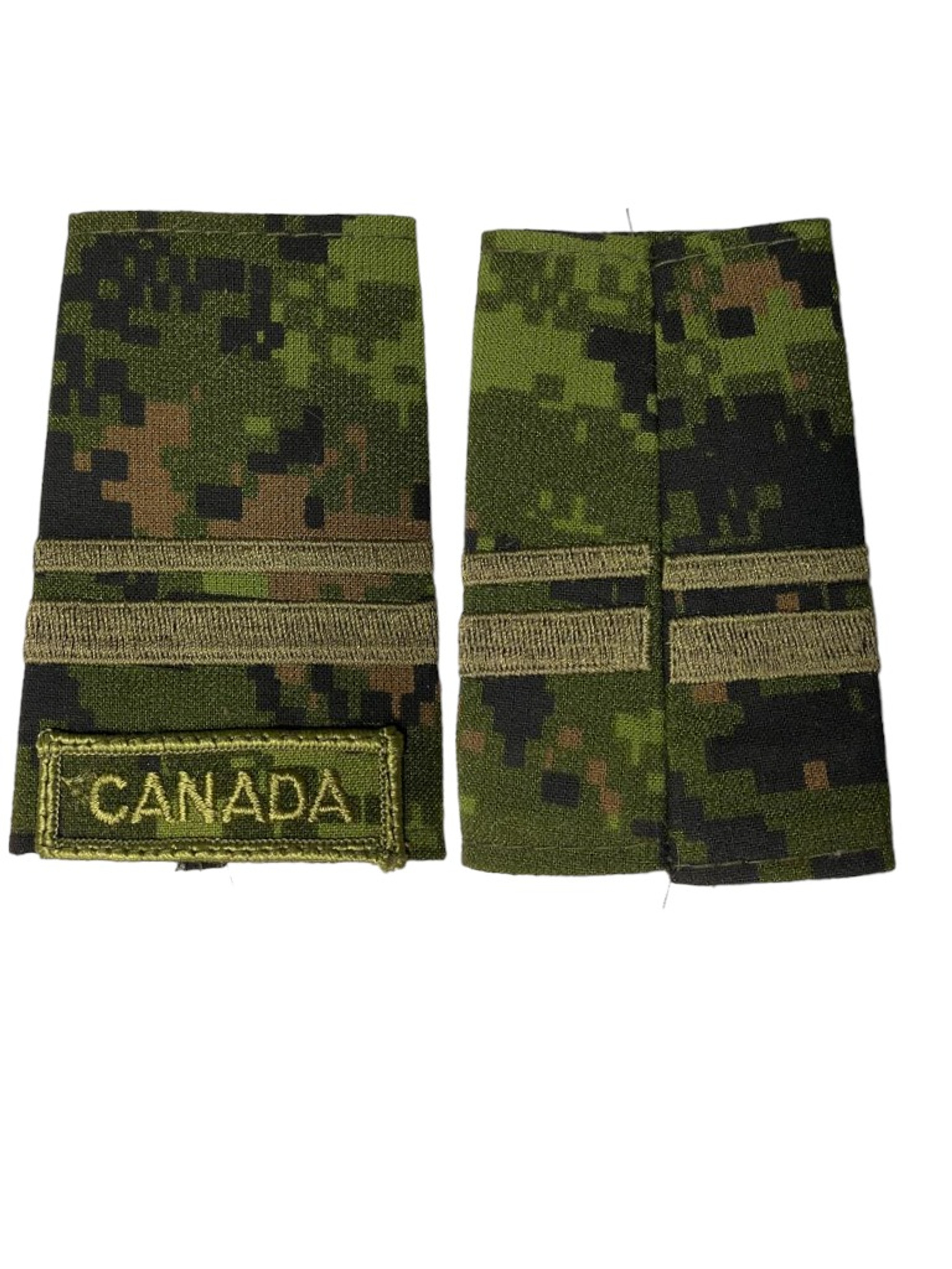 Canadian Armed Forces Cadpat Rank Epaulets Army - Lieutenant