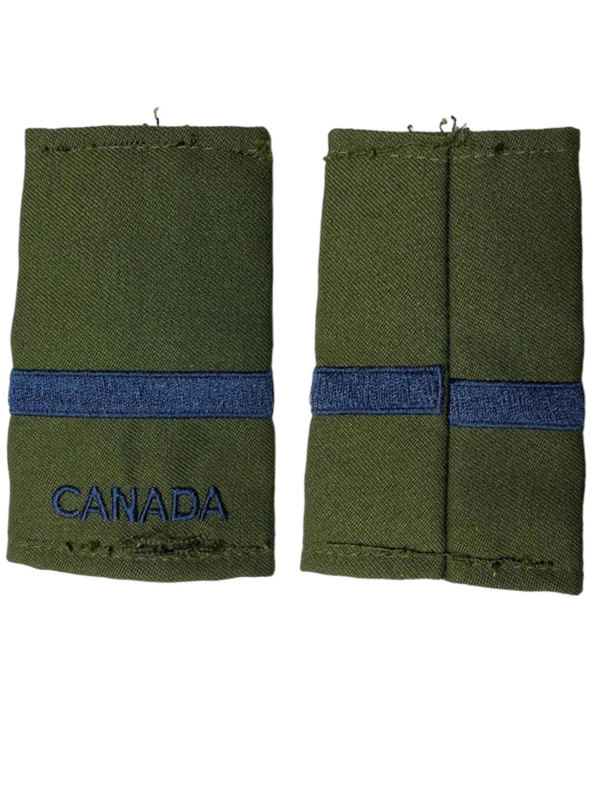 Canadian Armed Forces Green Rank Epaulets Air Force - Second Lieutenant 