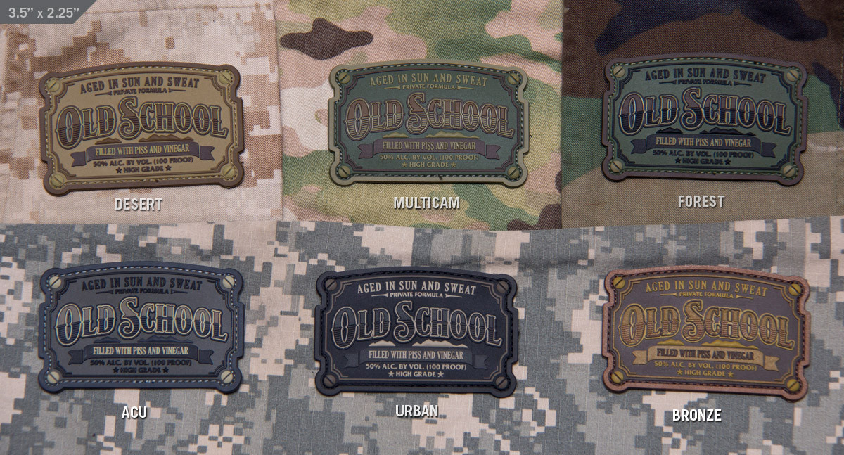  Mil-Spec Monkey "Old School" PVC Morale Patch