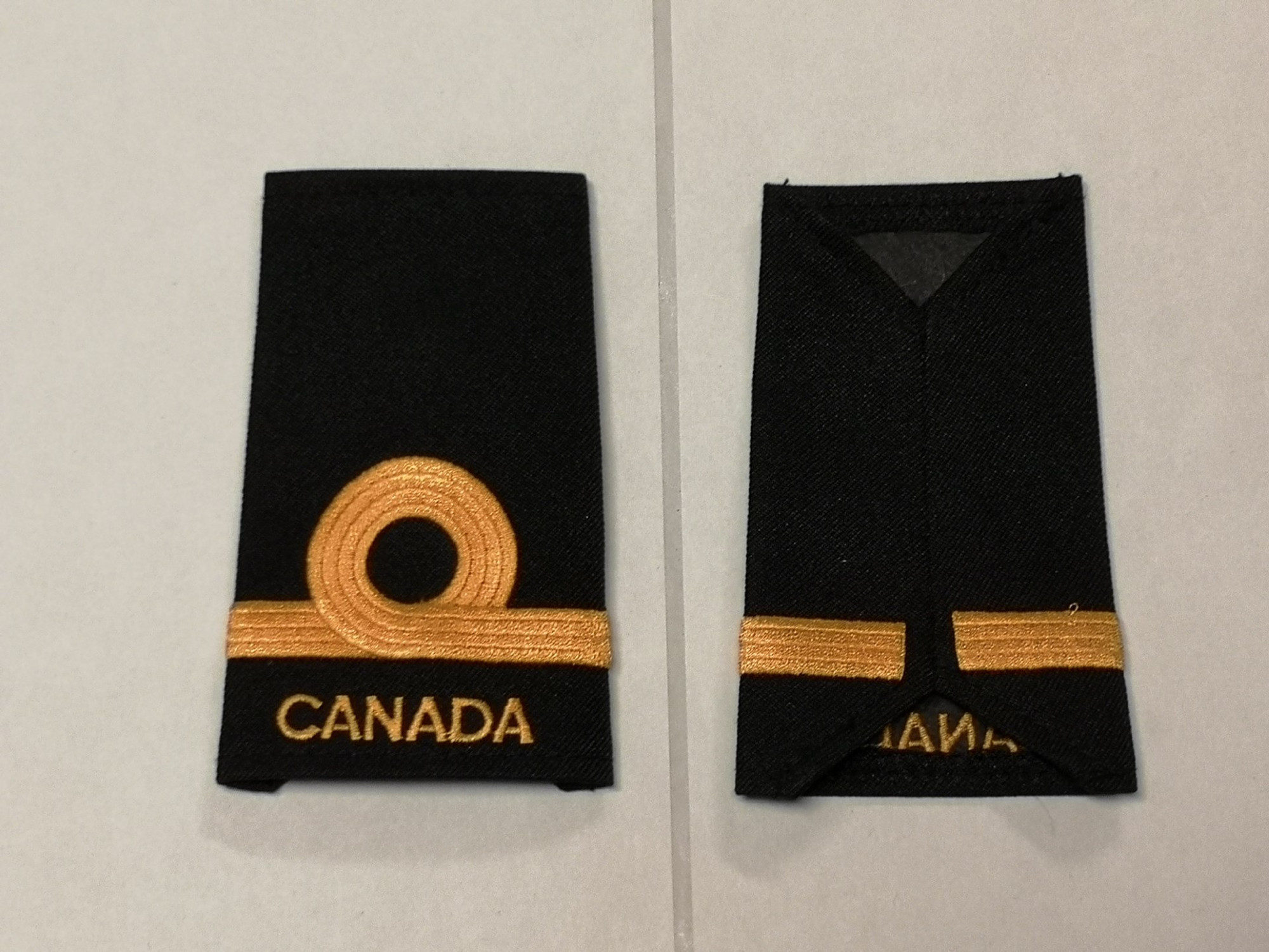 Canadian Armed Forces Rank Epaulets Navy - Acting Sub-Lieutenant Modern