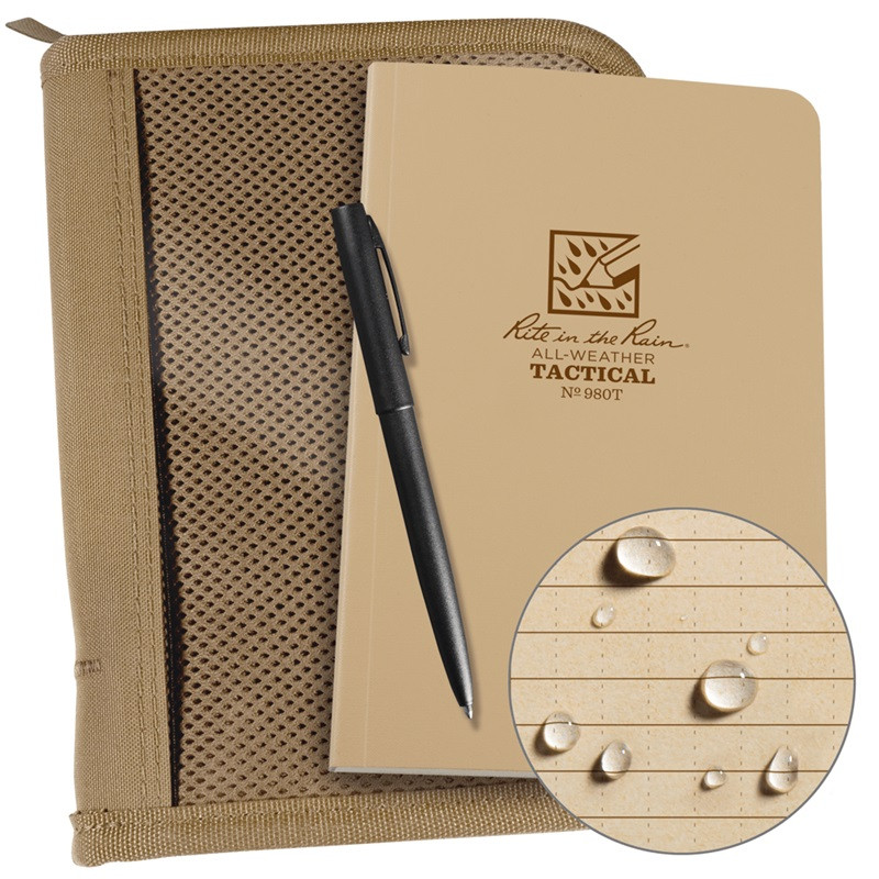 Land Nav Kit - Tan Book / Tan Cover