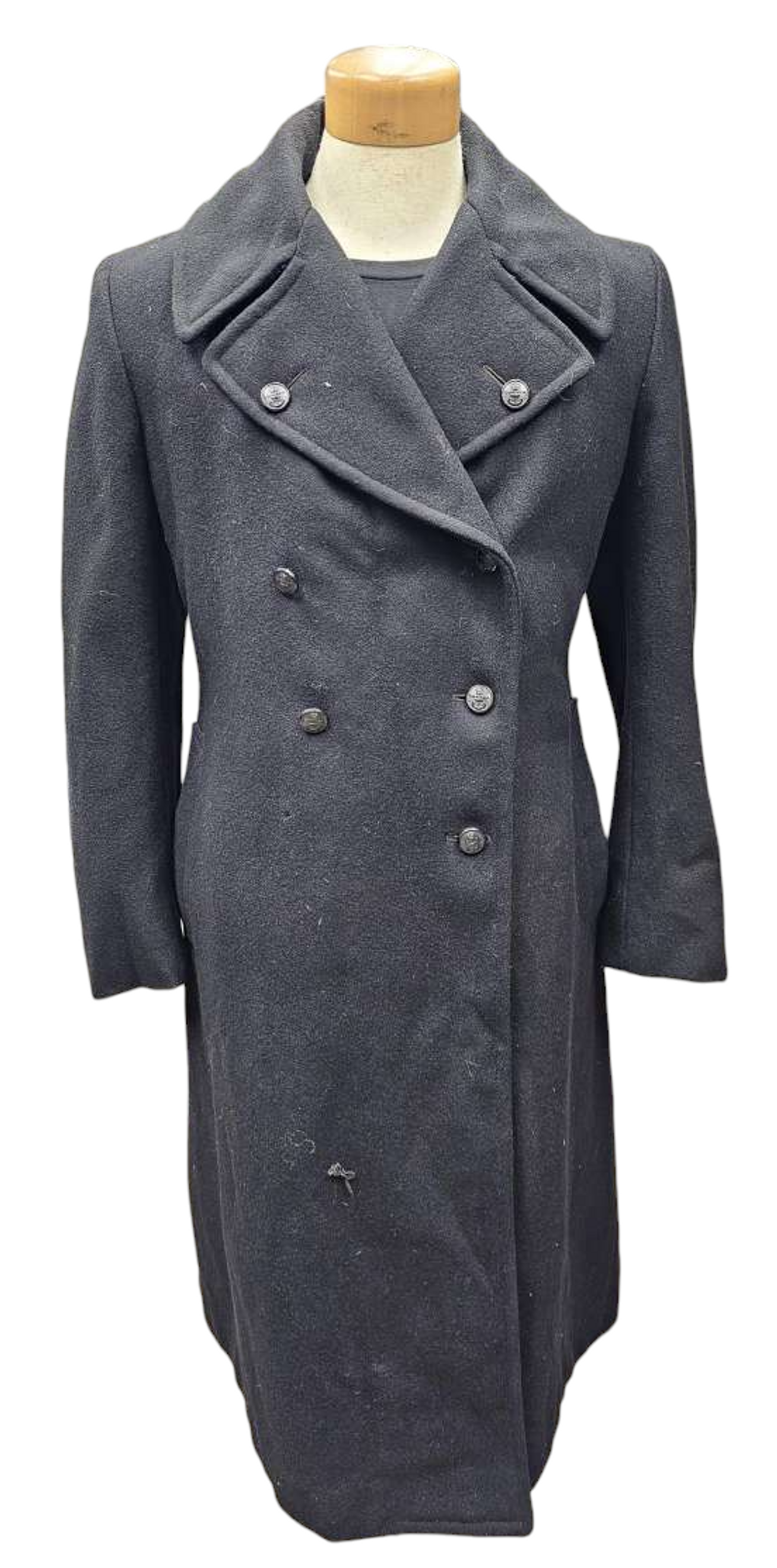 Canadian Armed Forces 1950's  Heavy Wool Navy Great Coat