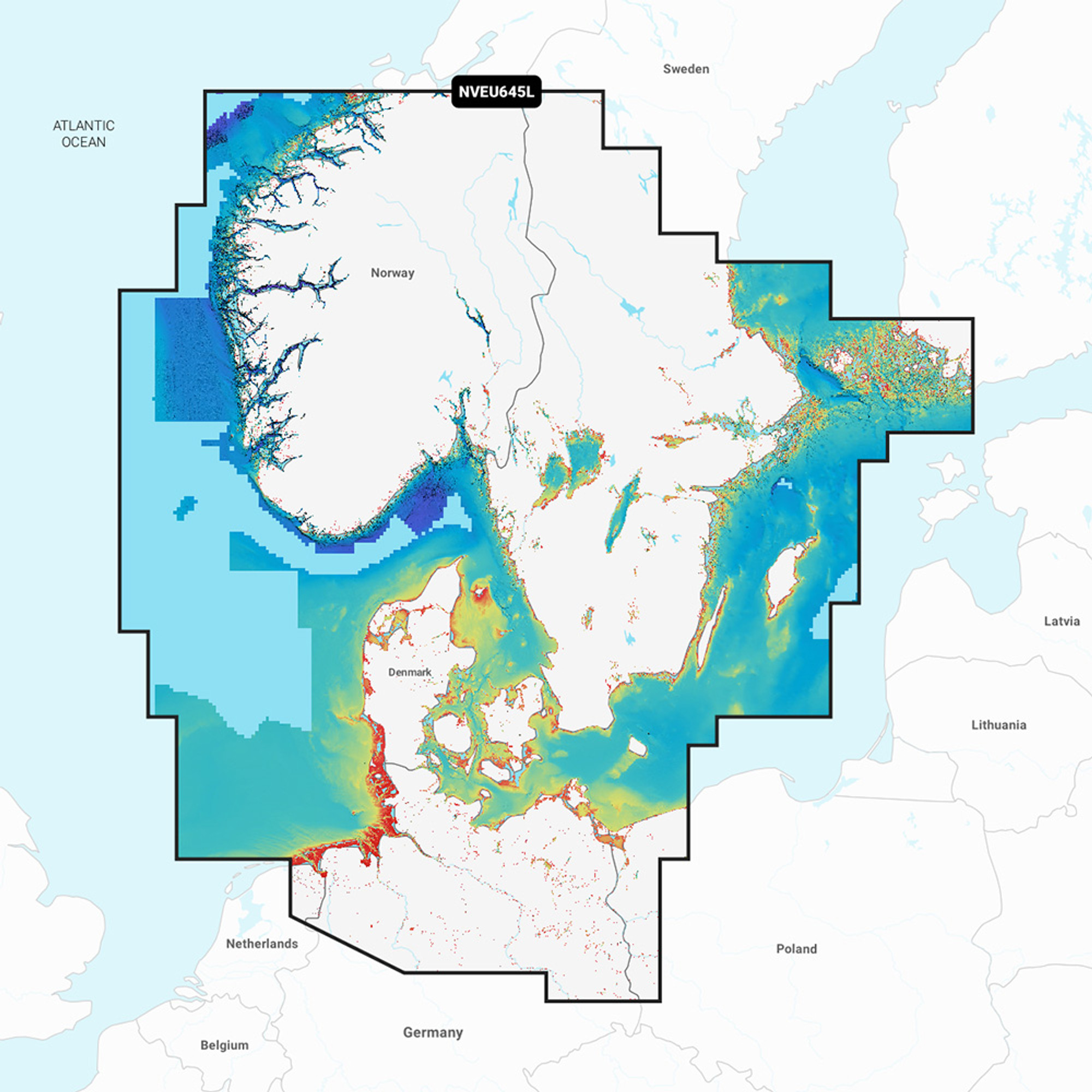 Garmin Navionics Vision+ NVEU645L Skagerrak & Kattegat