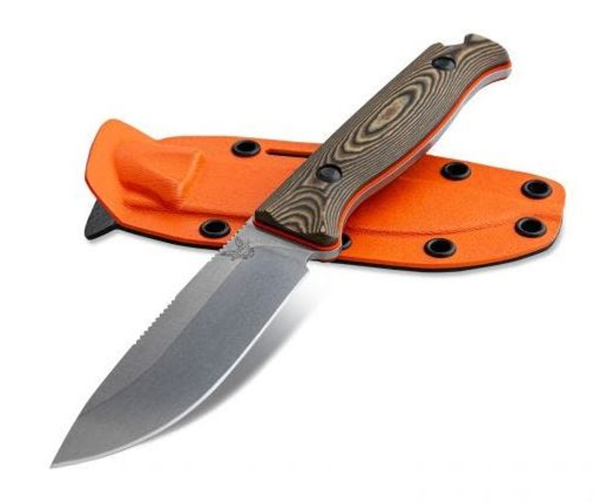 Benchmade Hunt Saddle Mountain Skinner Fixed Blade Knife G10/Richlite Boltaron Sheath