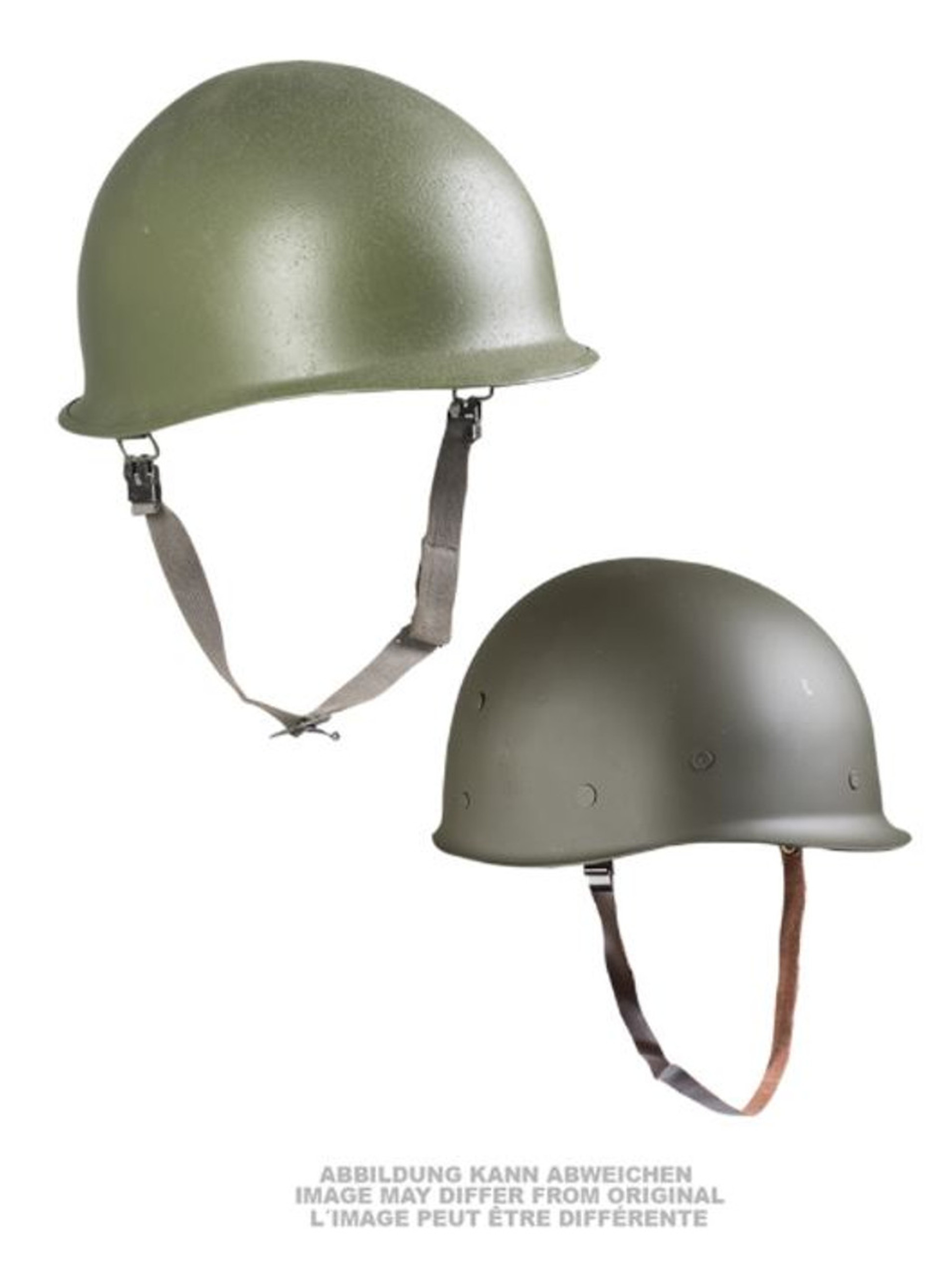 U.S. Style M1 Steel Helmet w/Liner & Camo Cover