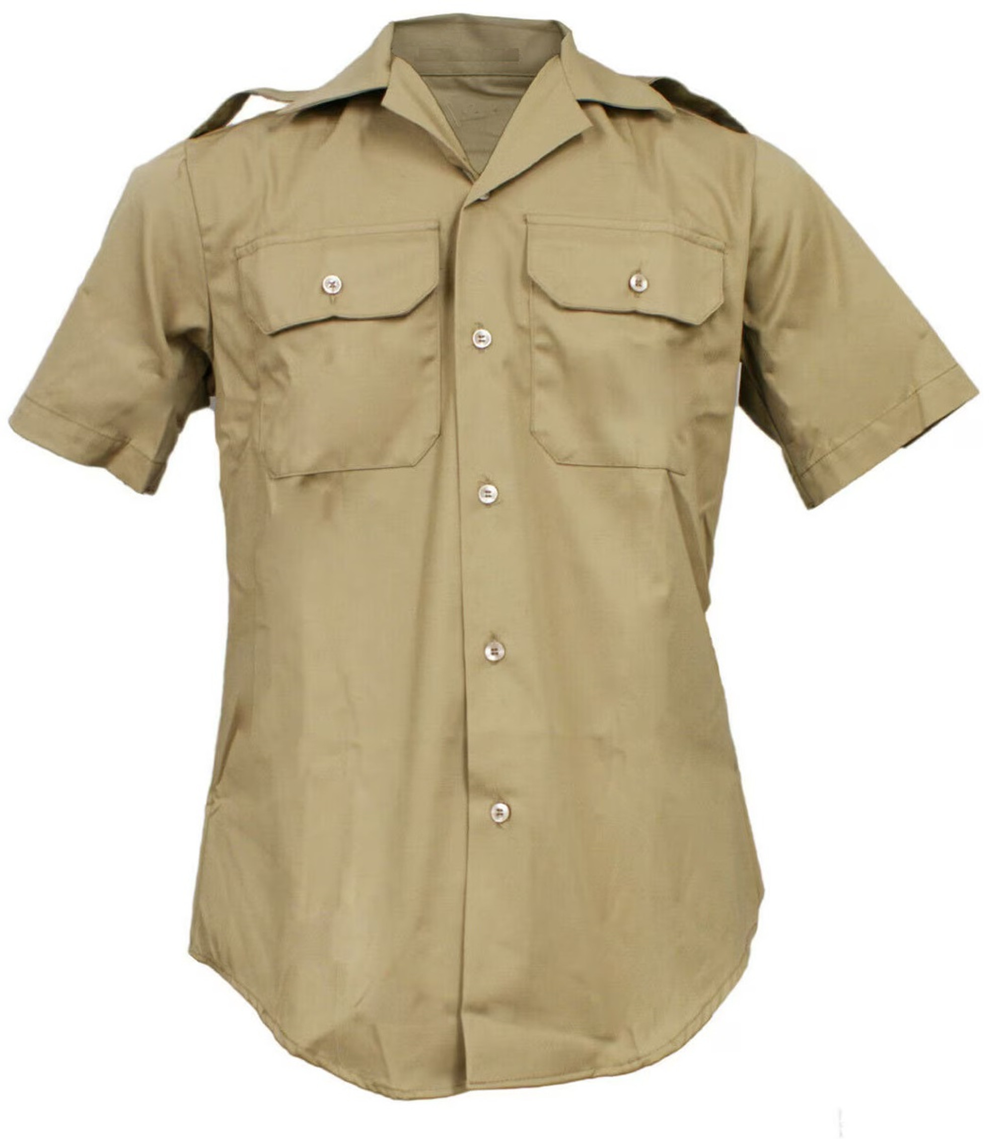 Canadian Armed Forces Men's Khaki Tropical Short Sleeve Shirt