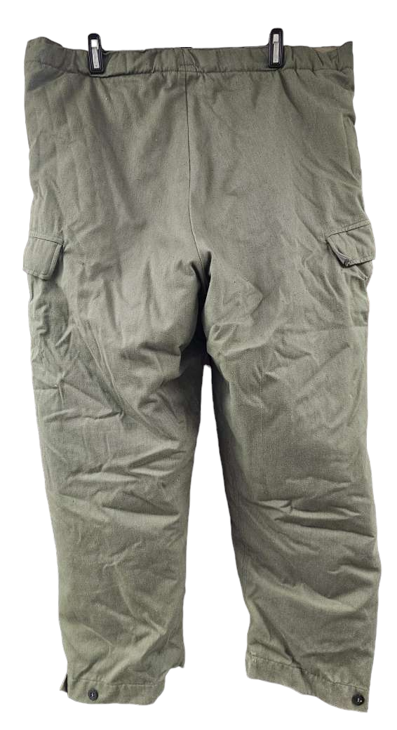 Genuine German grey protection pants heat resistant aramid bib and braces