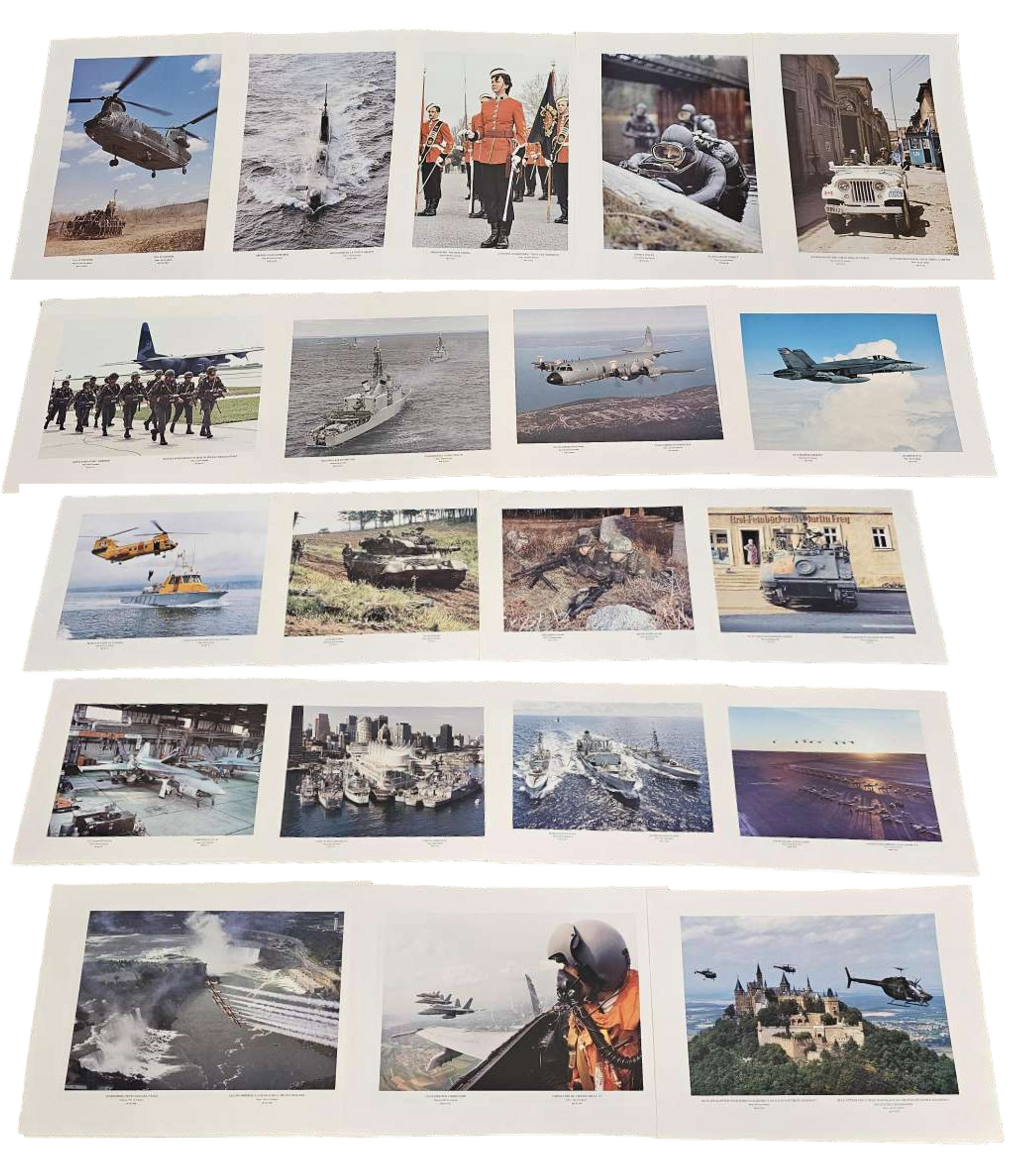 Canadian Armed Forces 1980's Prints