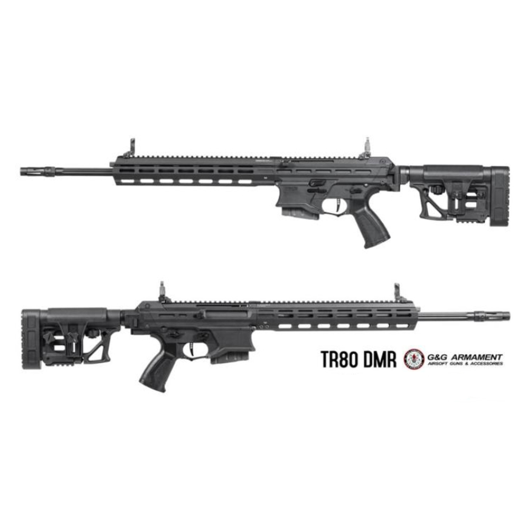 G&G TR80 Split Gearbox DMR Airsoft AEG Rifle w/ MOSFET & ETU