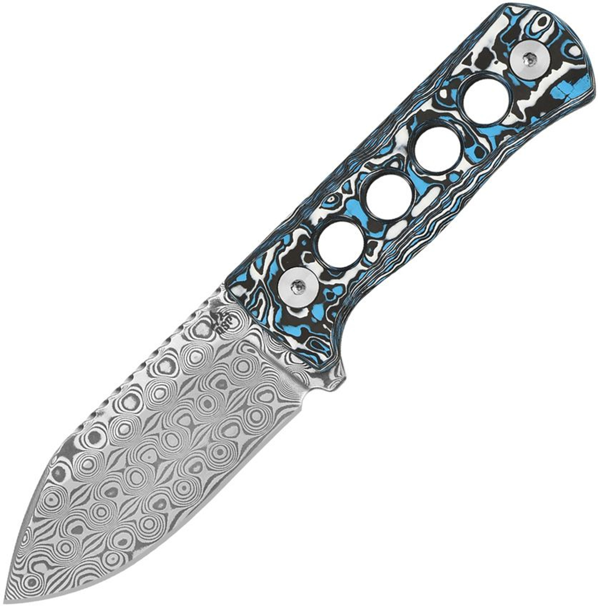 Canary Neck Knife Damascus
