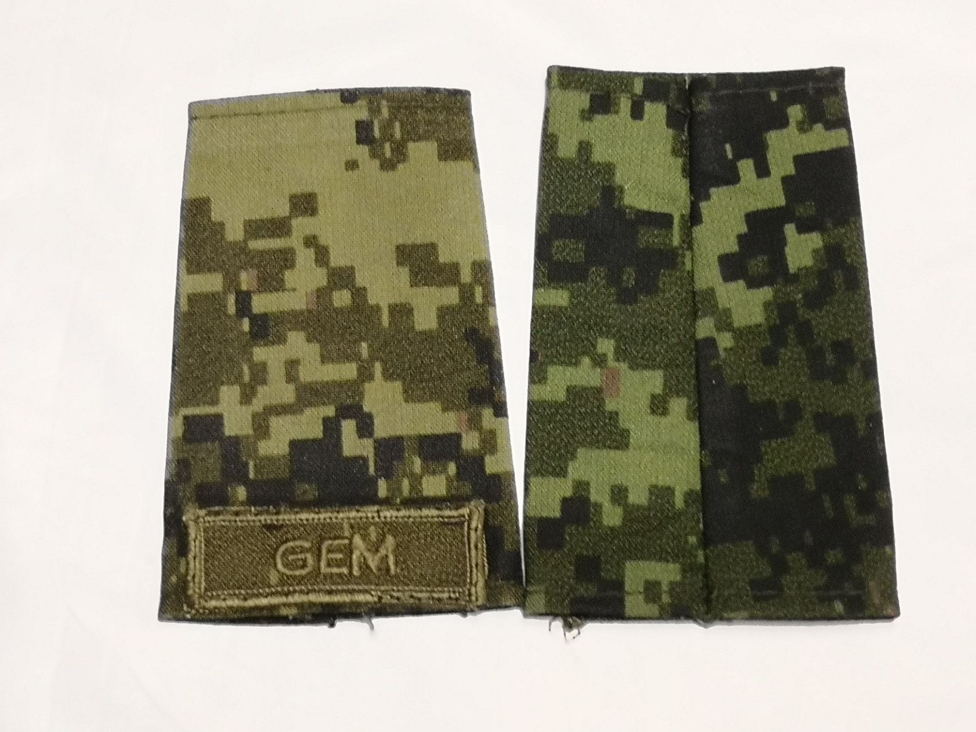 Canadian Armed Forces Cadpat Rank Epaulets GEM - Private (Basic)