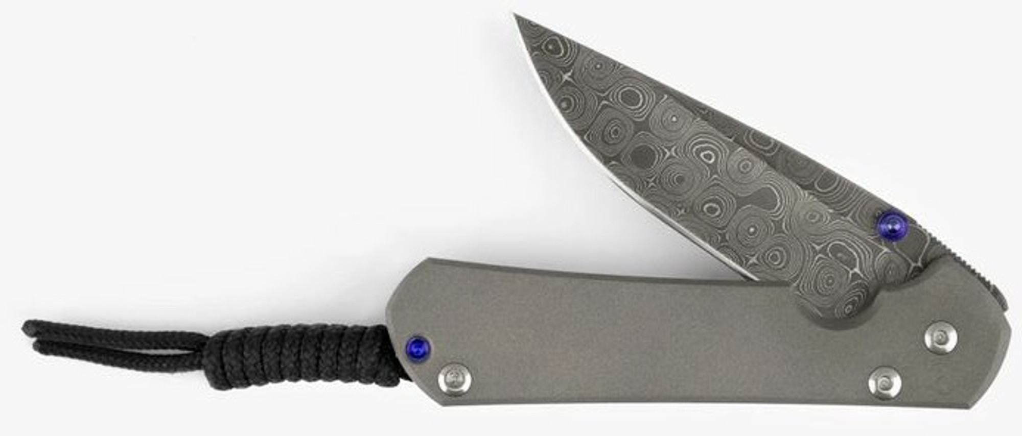 Chris Reeve Small Sebenza 31 Framelock Knife Raindrop Damascus Titanium