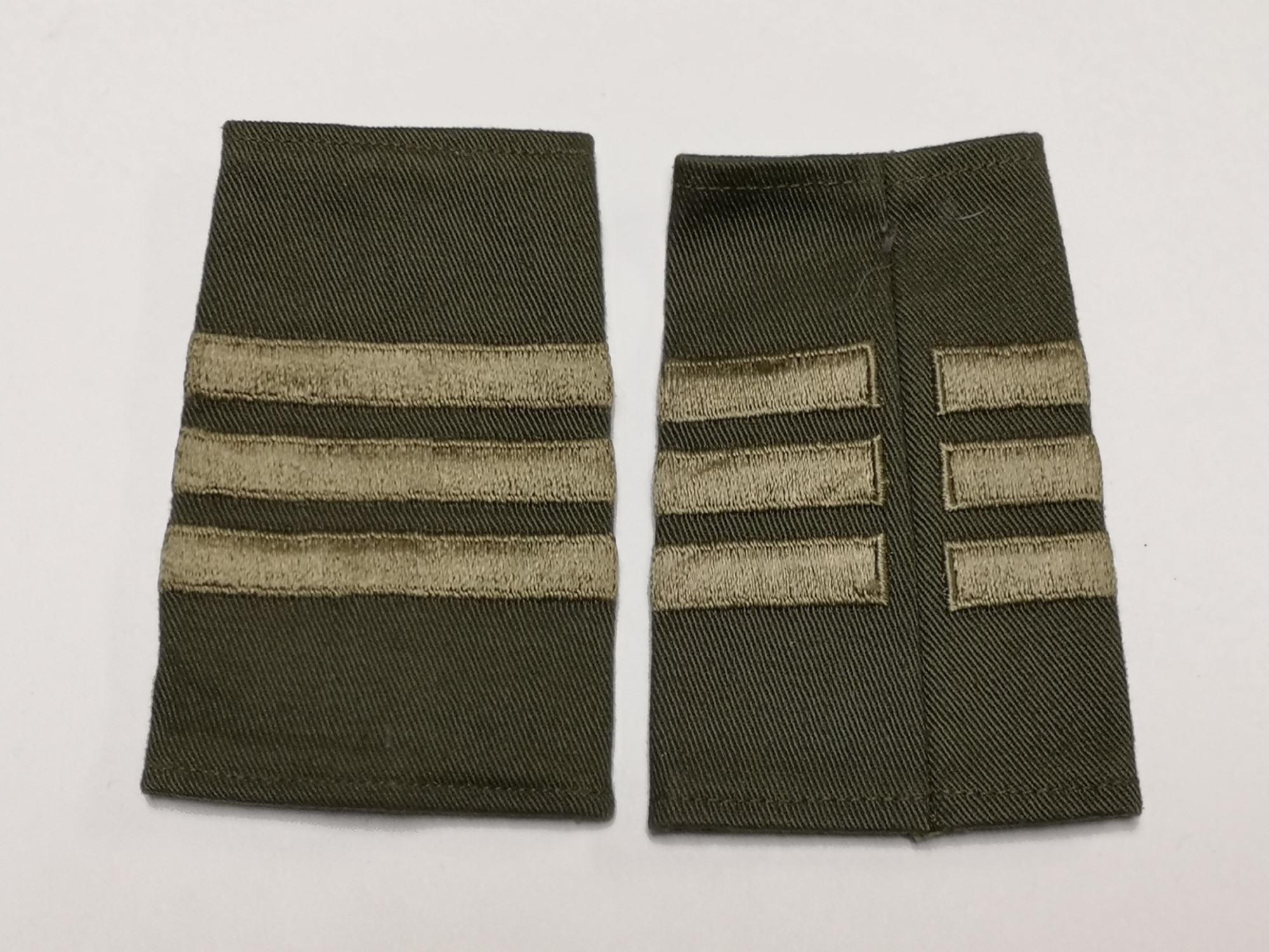 Canadian Armed Forces Green Rank Epaulets Rank Only - Lieutenant-Colonel