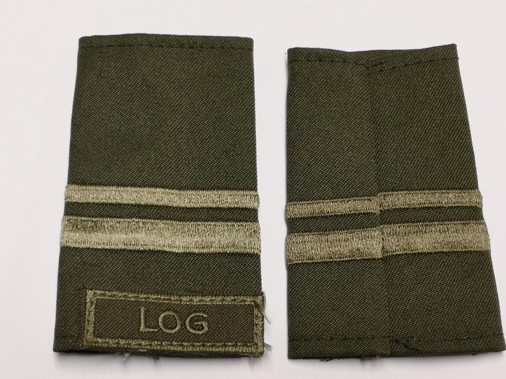 Canadian Armed Forces Green Rank Epaulets LOG - Lieutenant