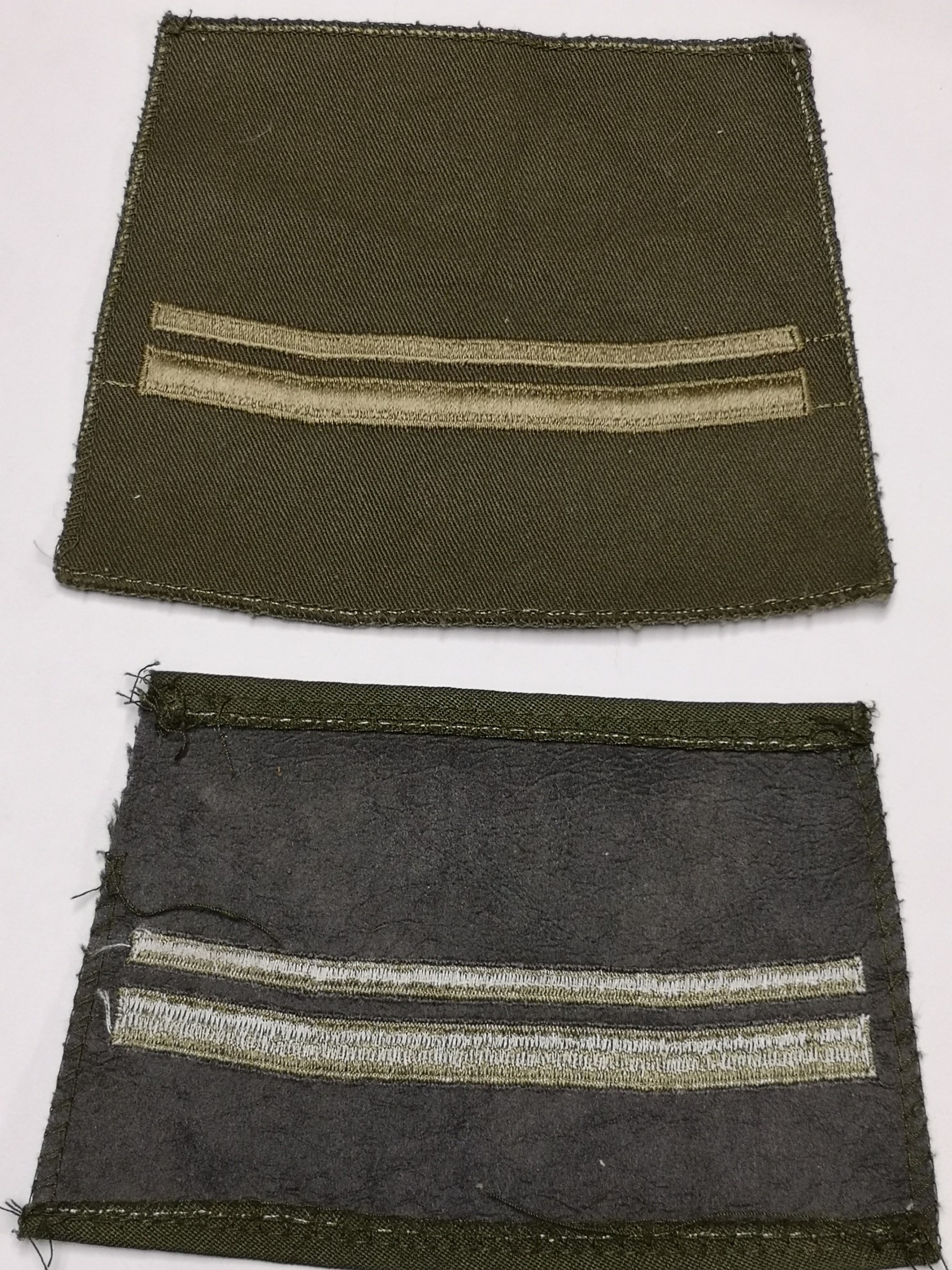 Canadian Armed Forces Green Rank Epaulets Unsewn - Lieutenant