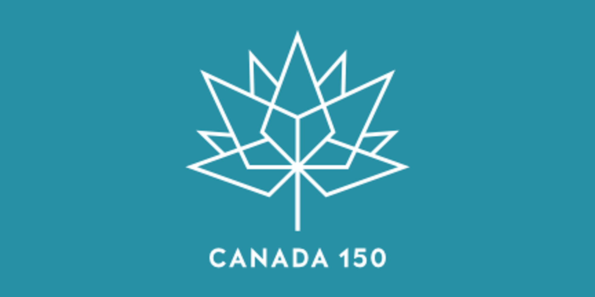 Canada 150th Anniversary Flag Teal 90cm X 180cm