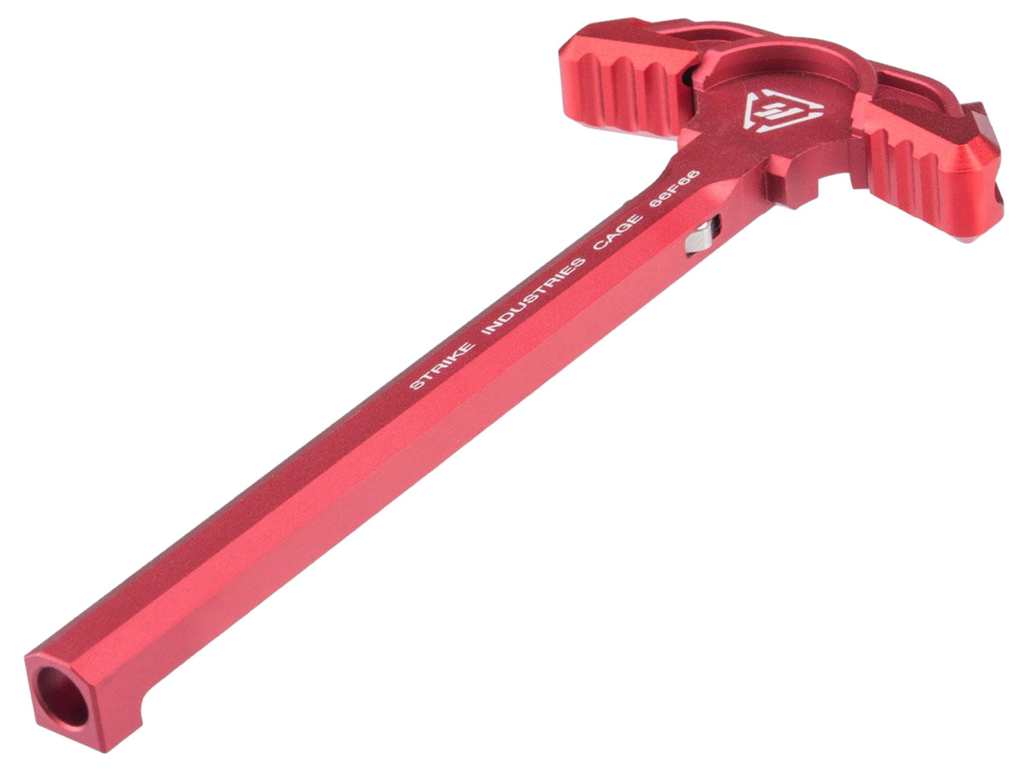 EMG Helios x Strike Industries Latchless Charging Handle for MWS Gas Blowback M4/M16 Airsoft Rifles (Color: Red)