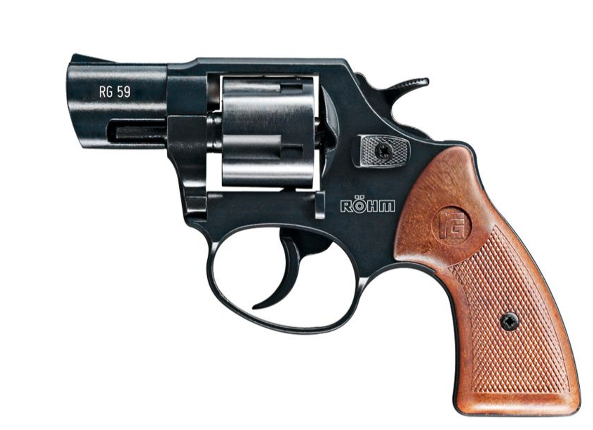 Rohm RG-59 9mm Blank Revolver - Black