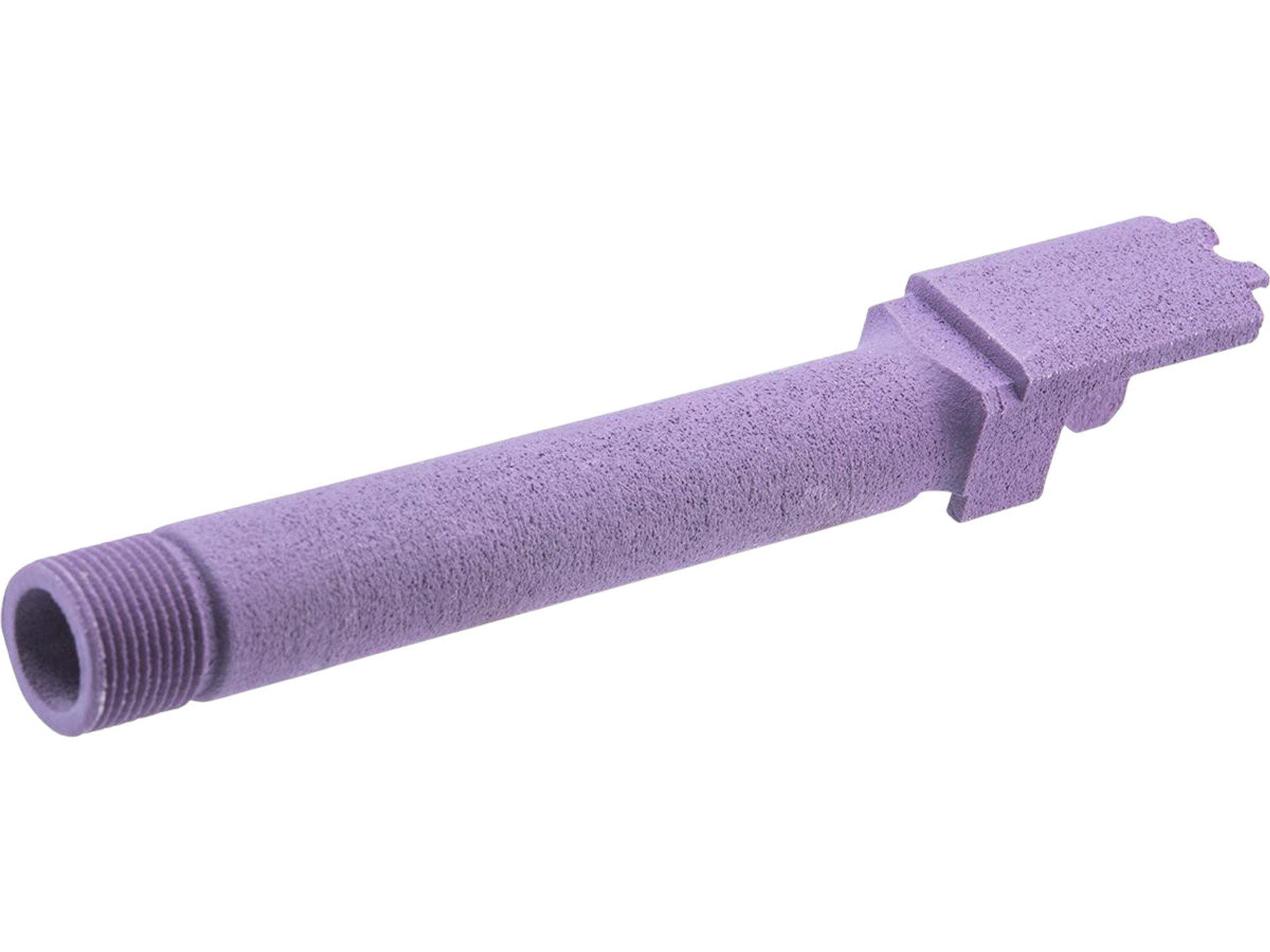 Tapp Airsoft 3D Printed Threaded Barrel w/ Custom Cerakote for Tokyo Marui M&P Gas Blowback Airsoft Pistols (Color: Bright Purple)