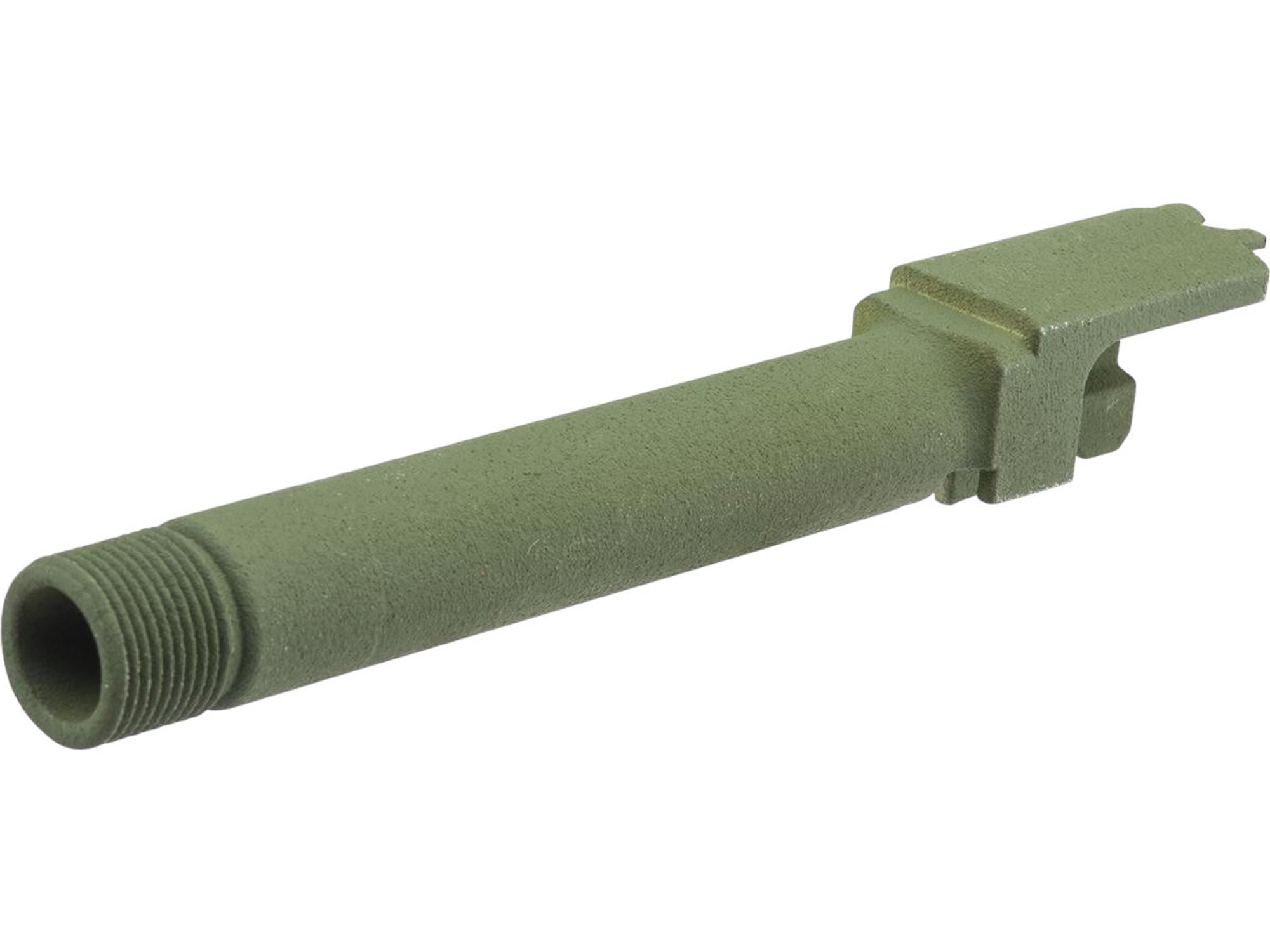 Tapp Airsoft 3D Printed Threaded Barrel w/ Custom Cerakote for Tokyo Marui M&P Gas Blowback Airsoft Pistols (Color: Multicam Bright Green)