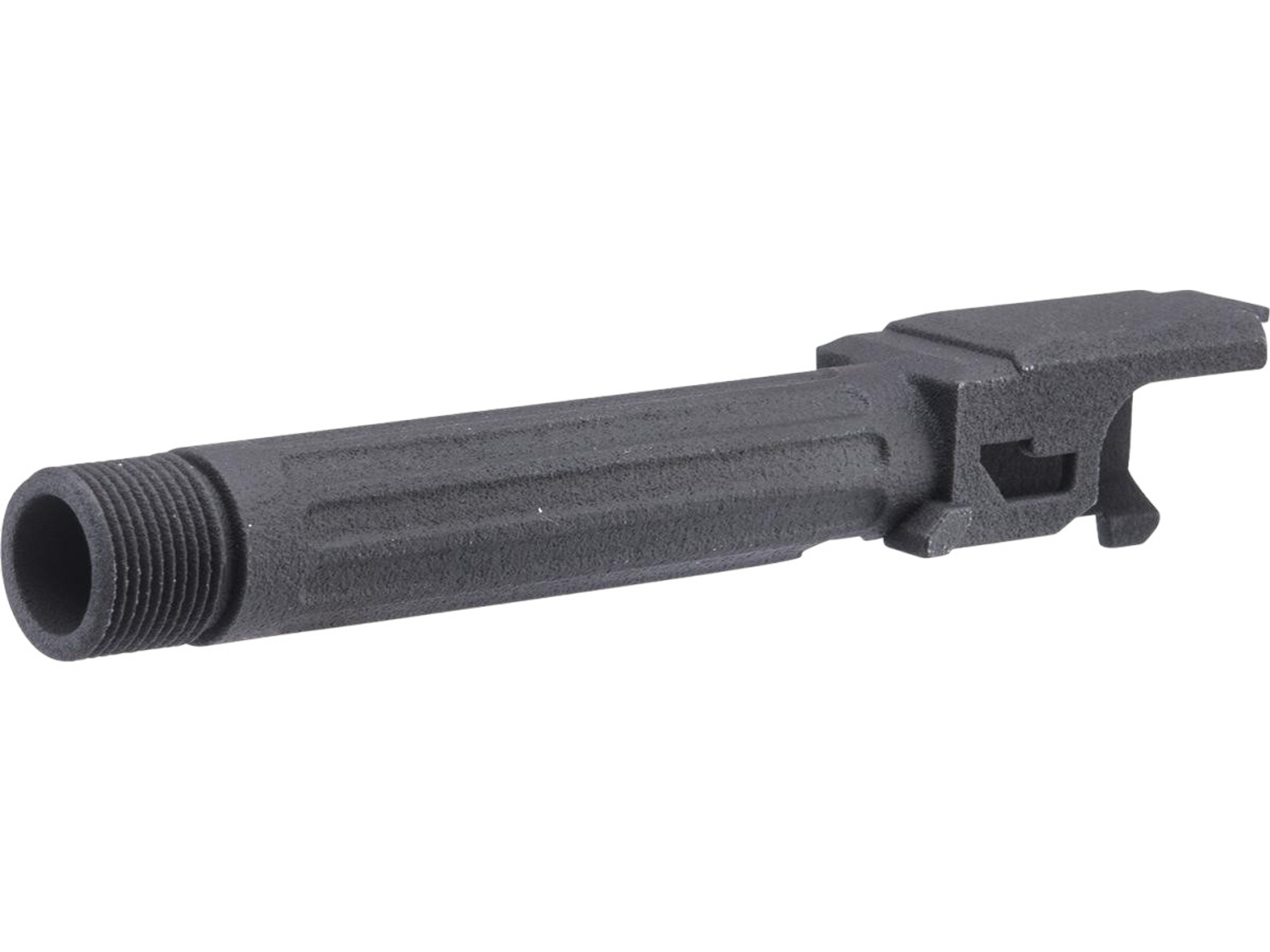 Tapp Airsoft 3D Printed Threaded Barrel w/ Custom Cerakote for TM Compact Poly Frame Gas Blowback Airsoft Pistols (Color: Graphite Black)