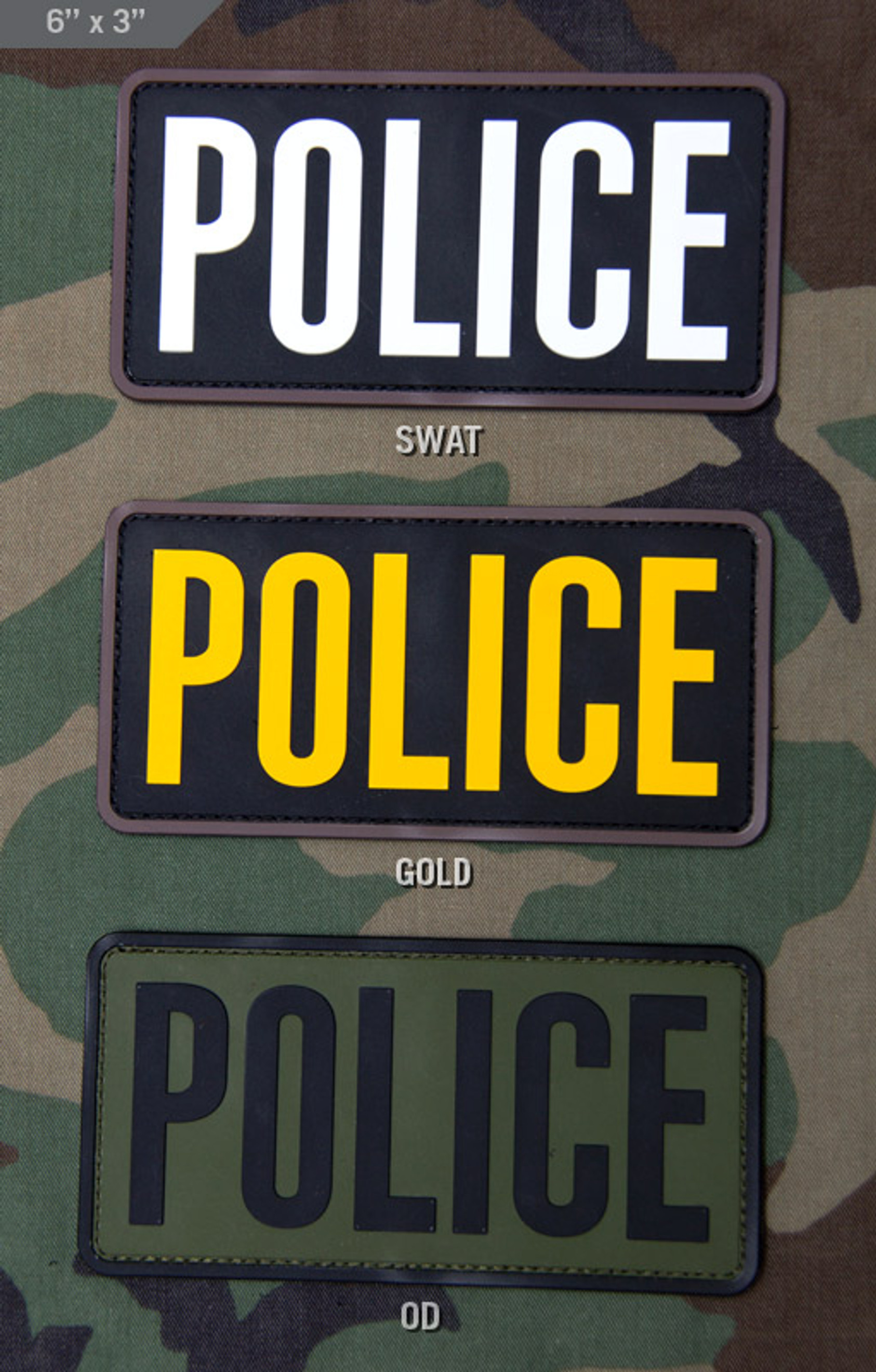 Police 6x3 PVC - Morale Patch