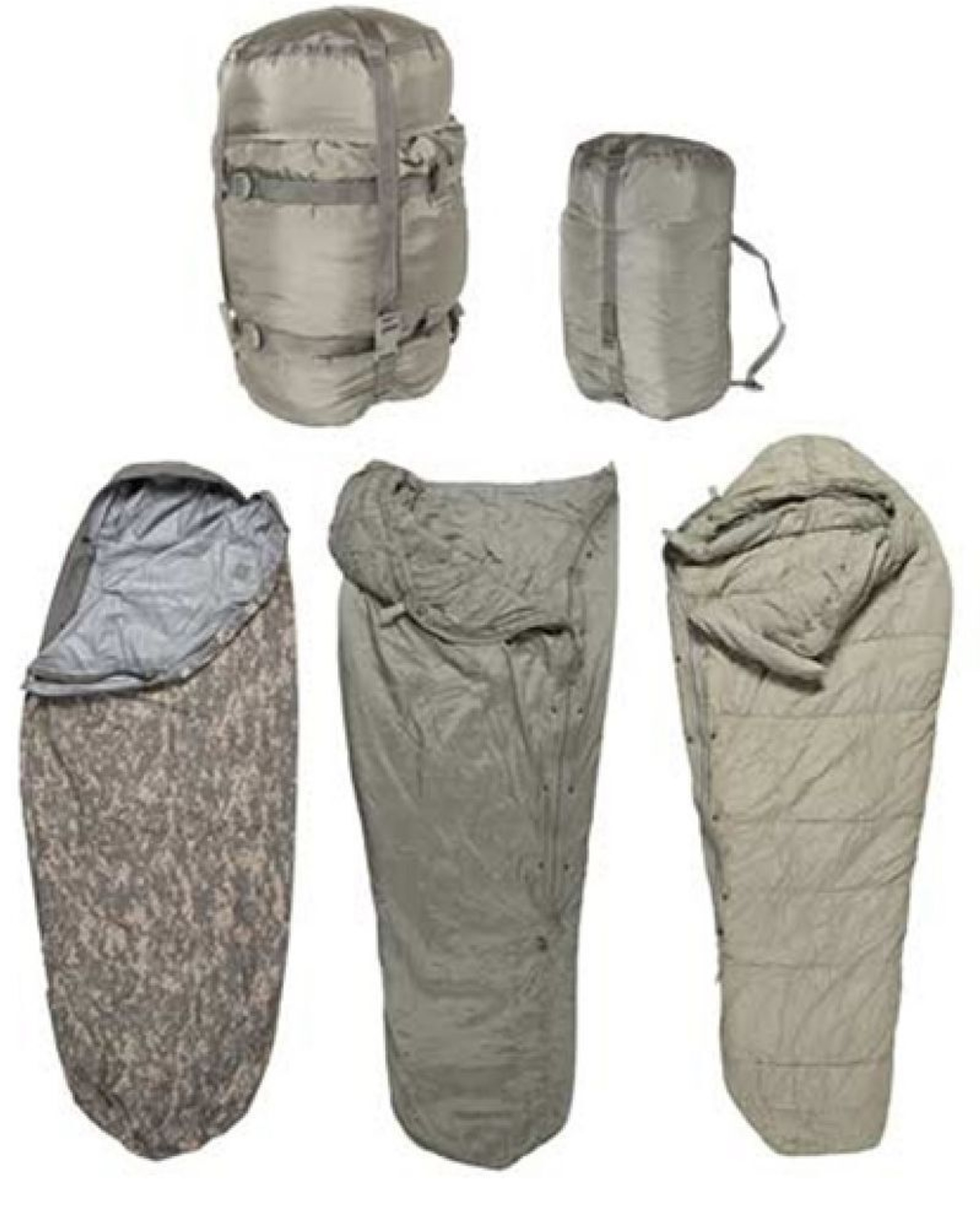 U.S. Armed Forces 5 Piece Sleeping Bag  System - ACU