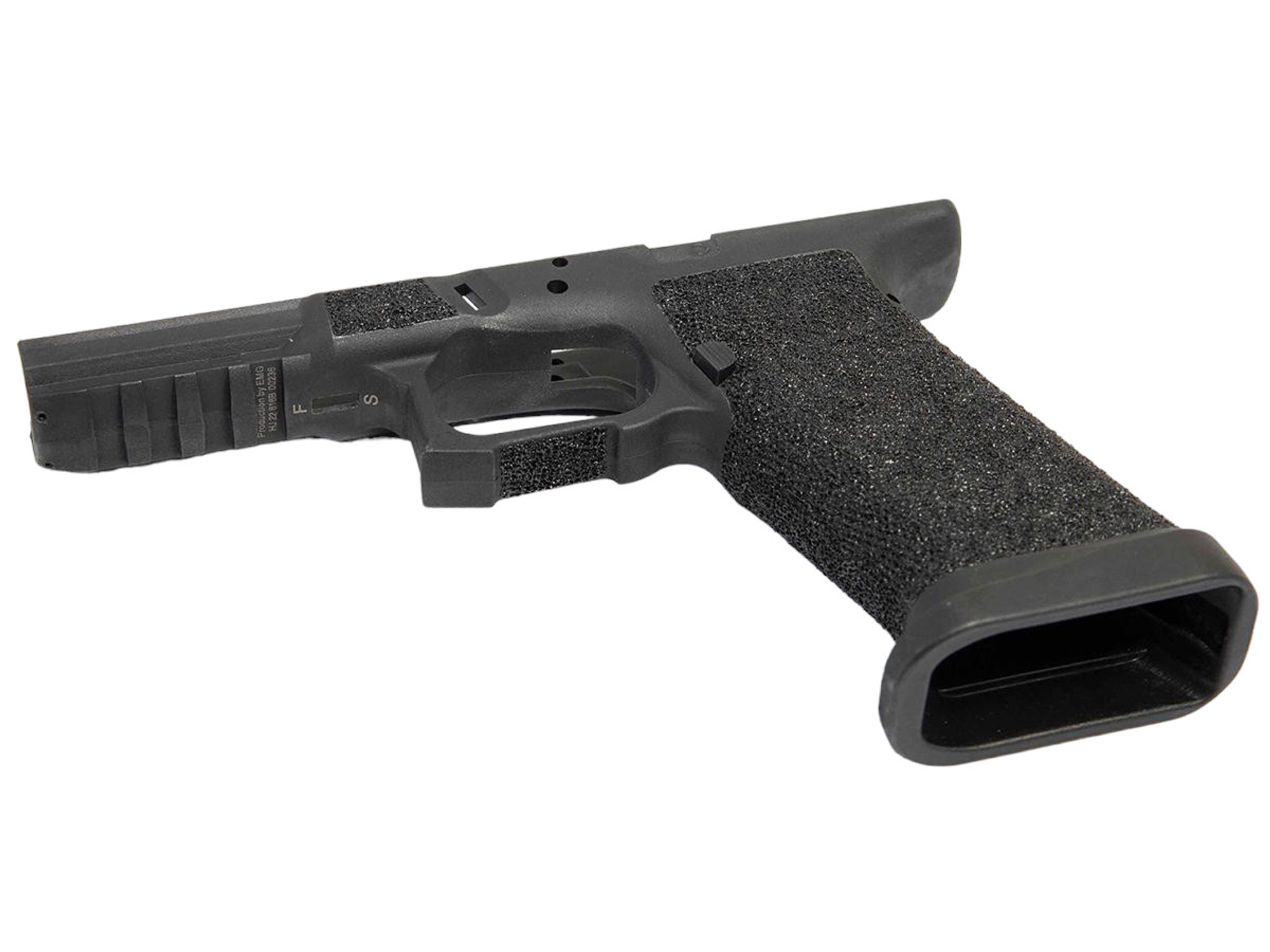 EMG "Omega" Frame for Combat Master Gas Blowback Airsoft Pistols (Color: Black / Stippled / Frame Only)